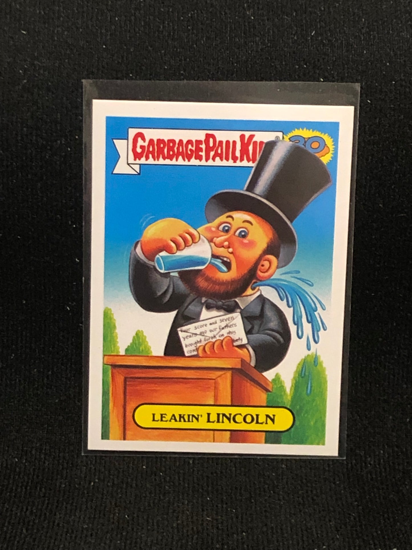 Garbage Pail Kids 30th Anniversary U-PICK Garbage Pail Presidents Character Back Singles