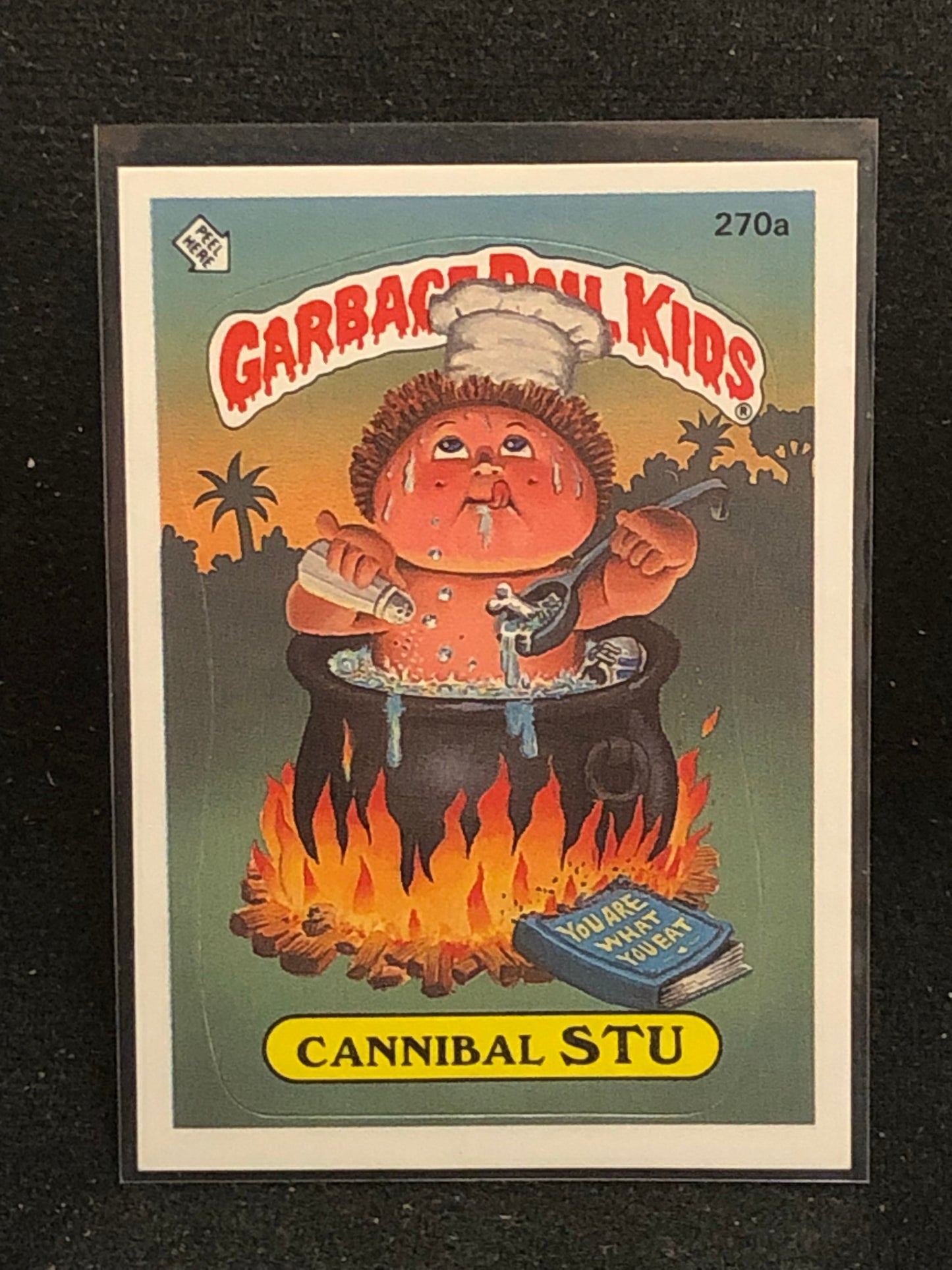 Garbage Pail Kids Original Series 7 (os7) 270a Cannibal Stu