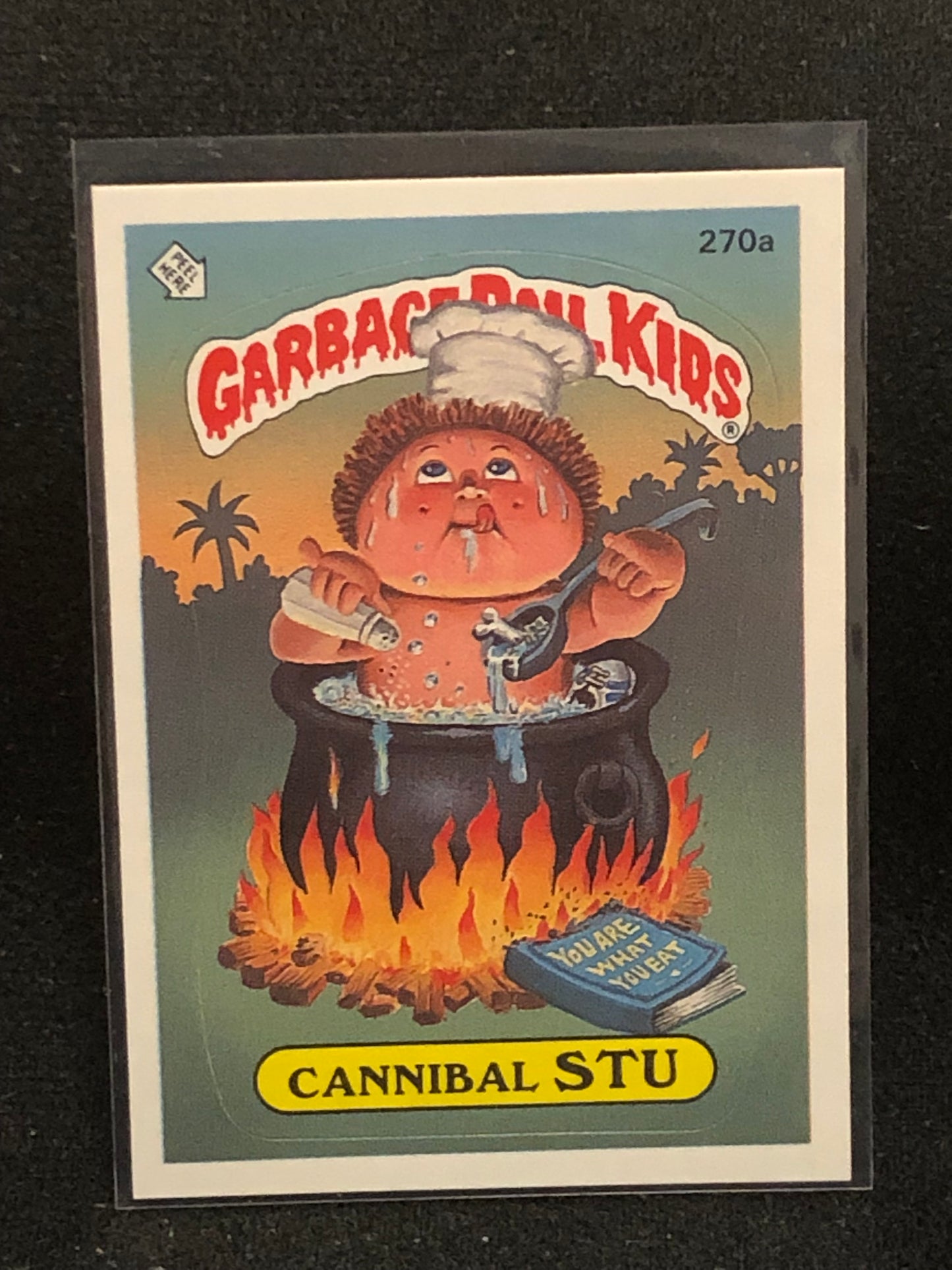 Garbage Pail Kids Original Series 7 (os7) 270a Cannibal Stu