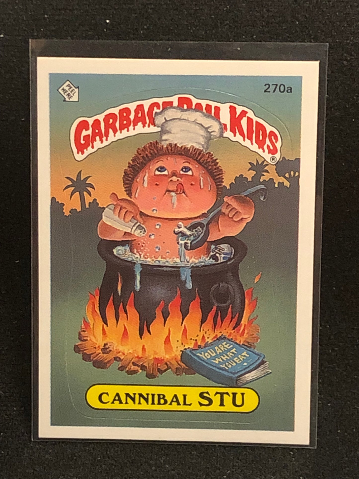 Garbage Pail Kids Original Series 7 (os7) 270a Cannibal Stu