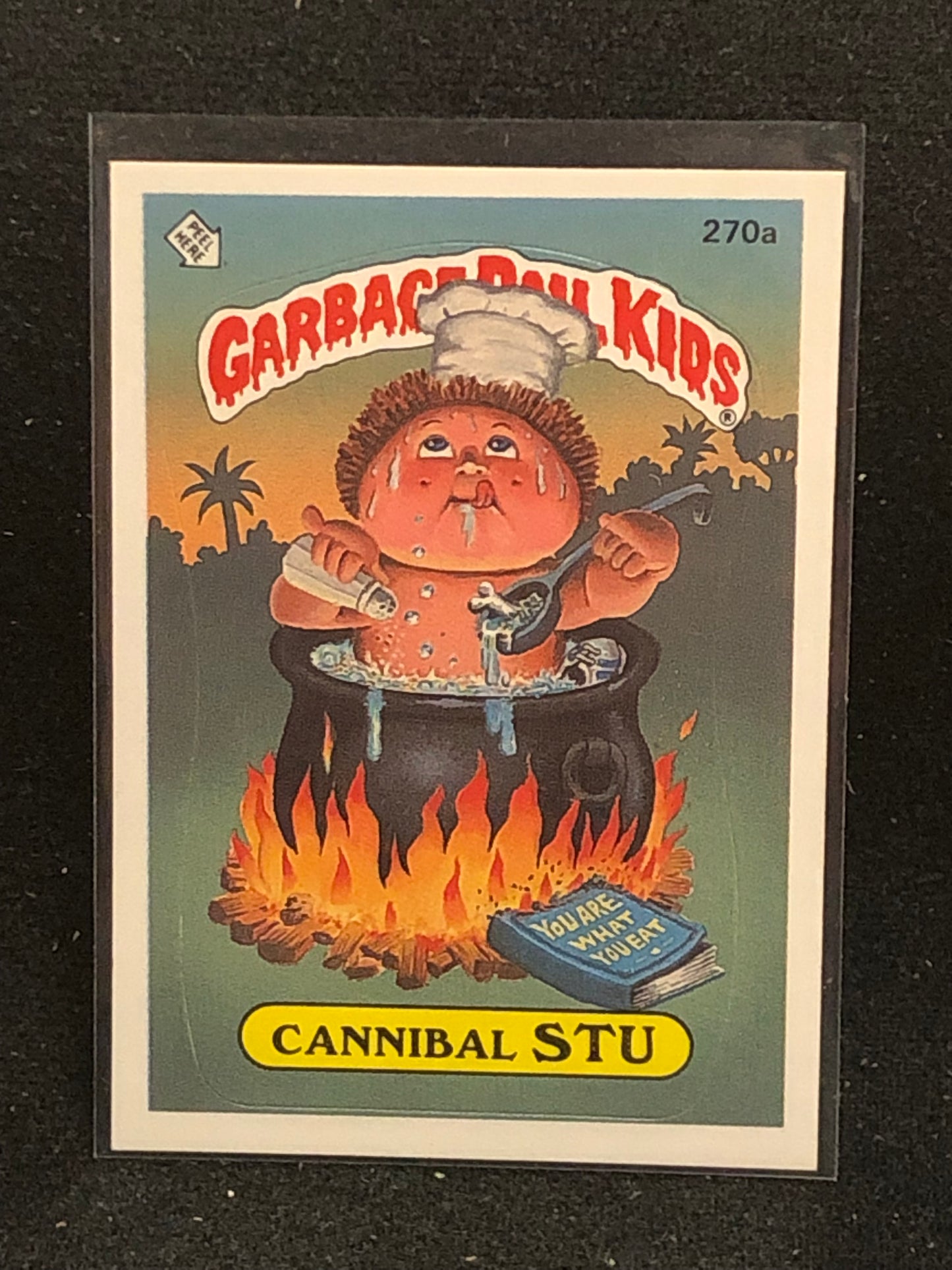 Garbage Pail Kids Original Series 7 (os7) 270a Cannibal Stu