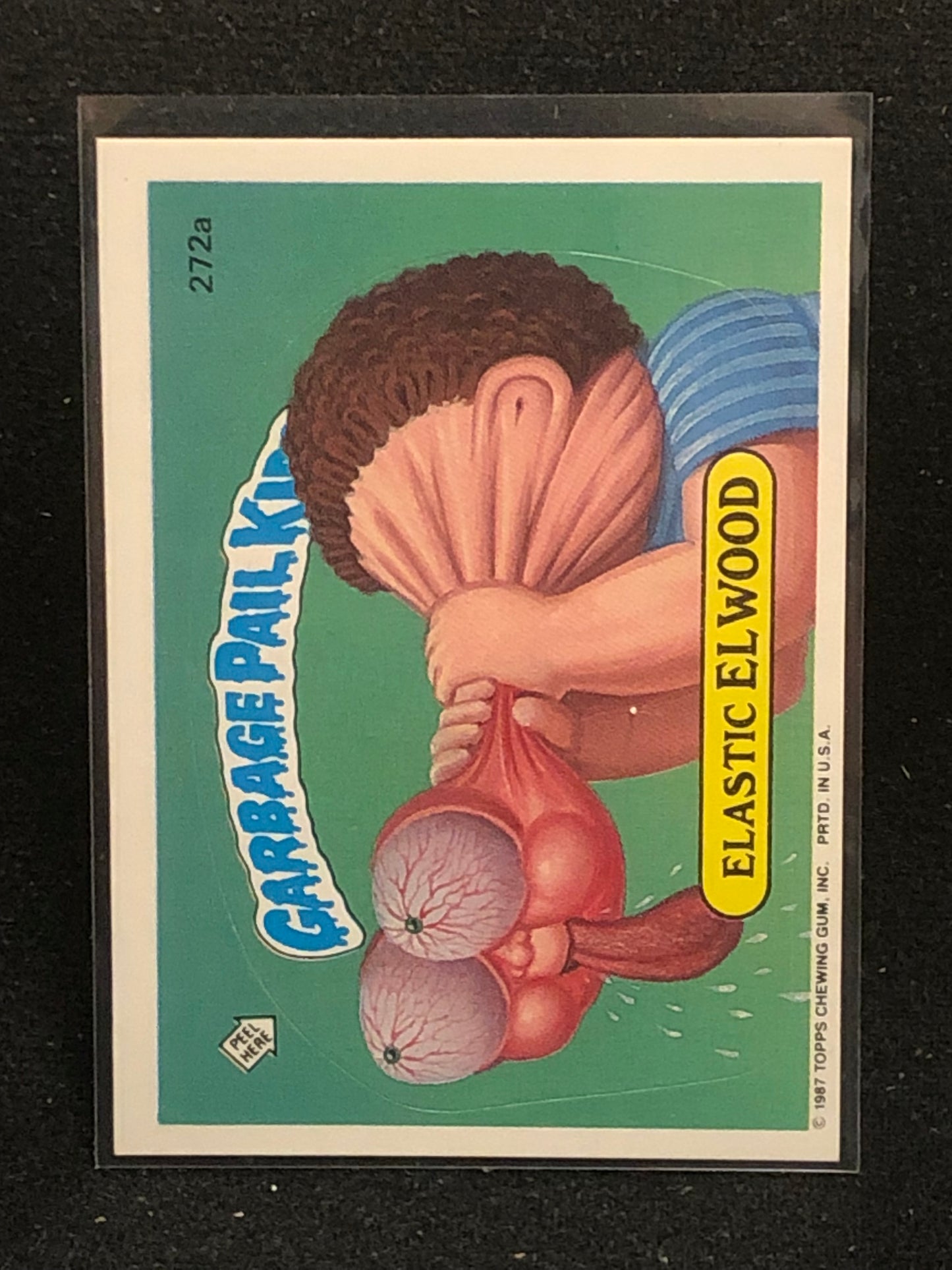 Garbage Pail Kids Original Series 7 (os7) 272a Elastic Elwood