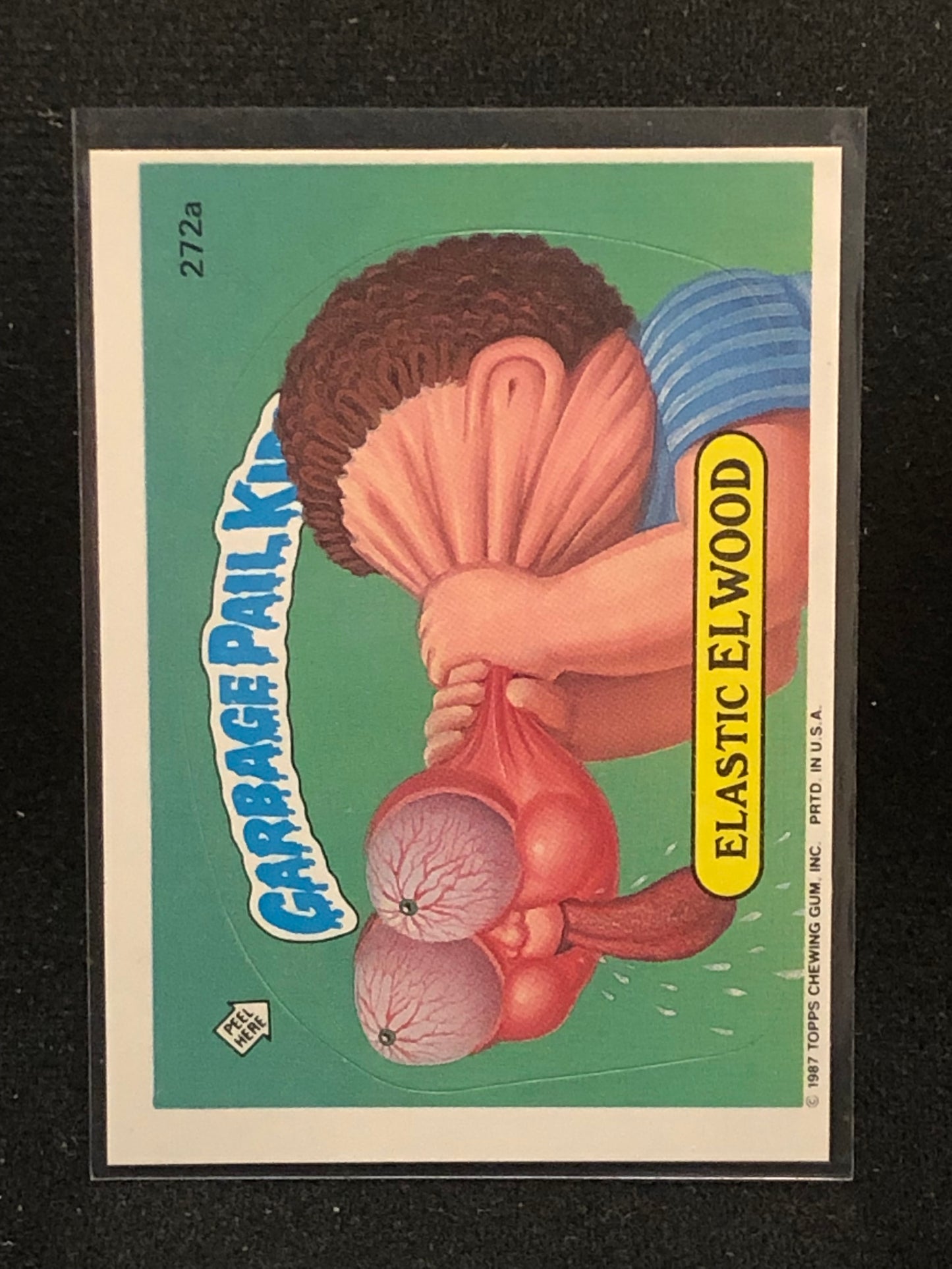 Garbage Pail Kids Original Series 7 (os7) 272a Elastic Elwood