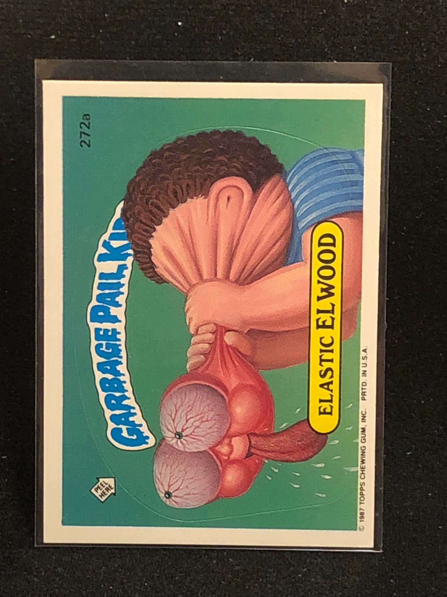 Garbage Pail Kids Original Series 7 (os7) 272a Elastic Elwood