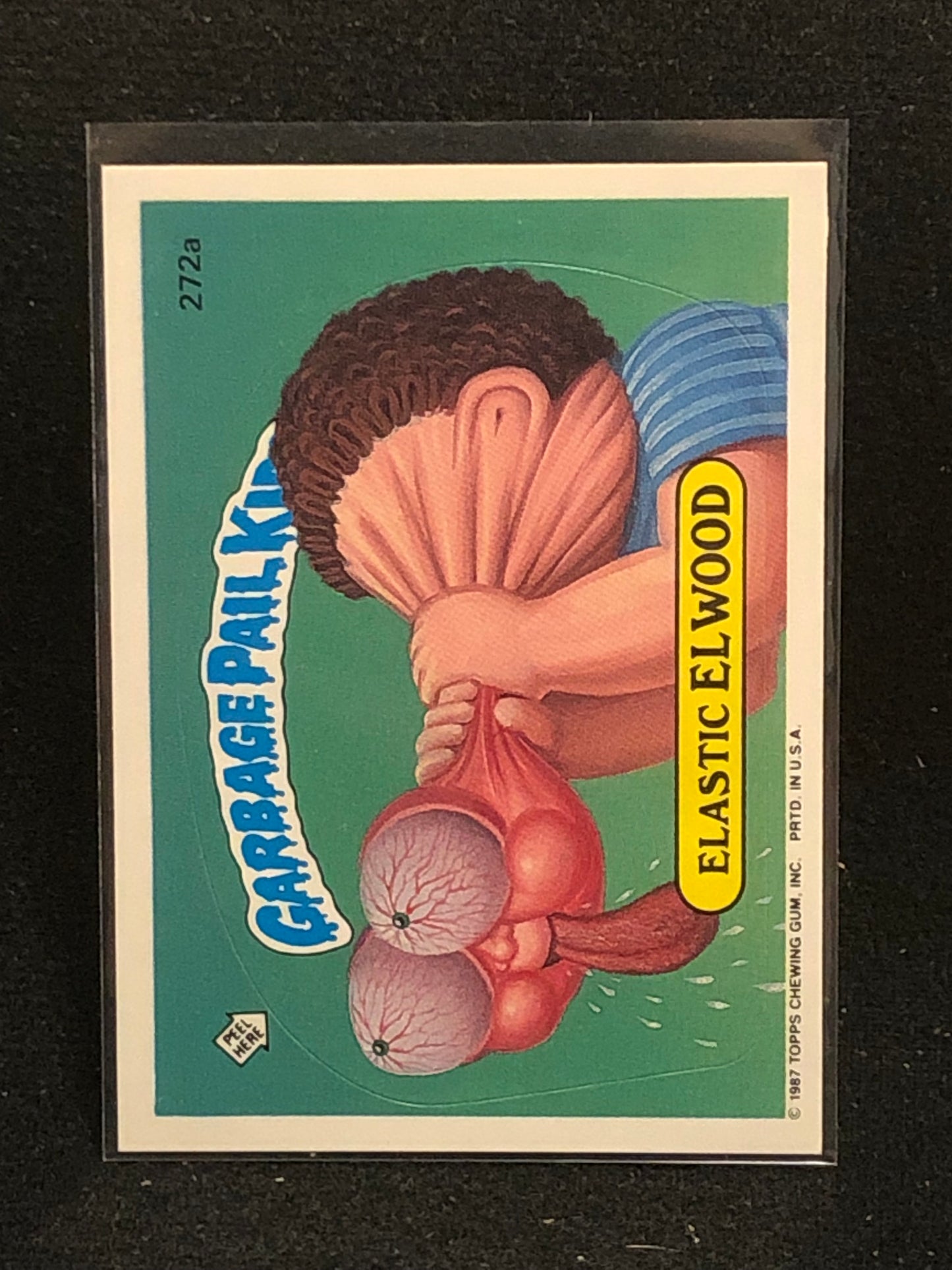 Garbage Pail Kids Original Series 7 (os7) 272a Elastic Elwood