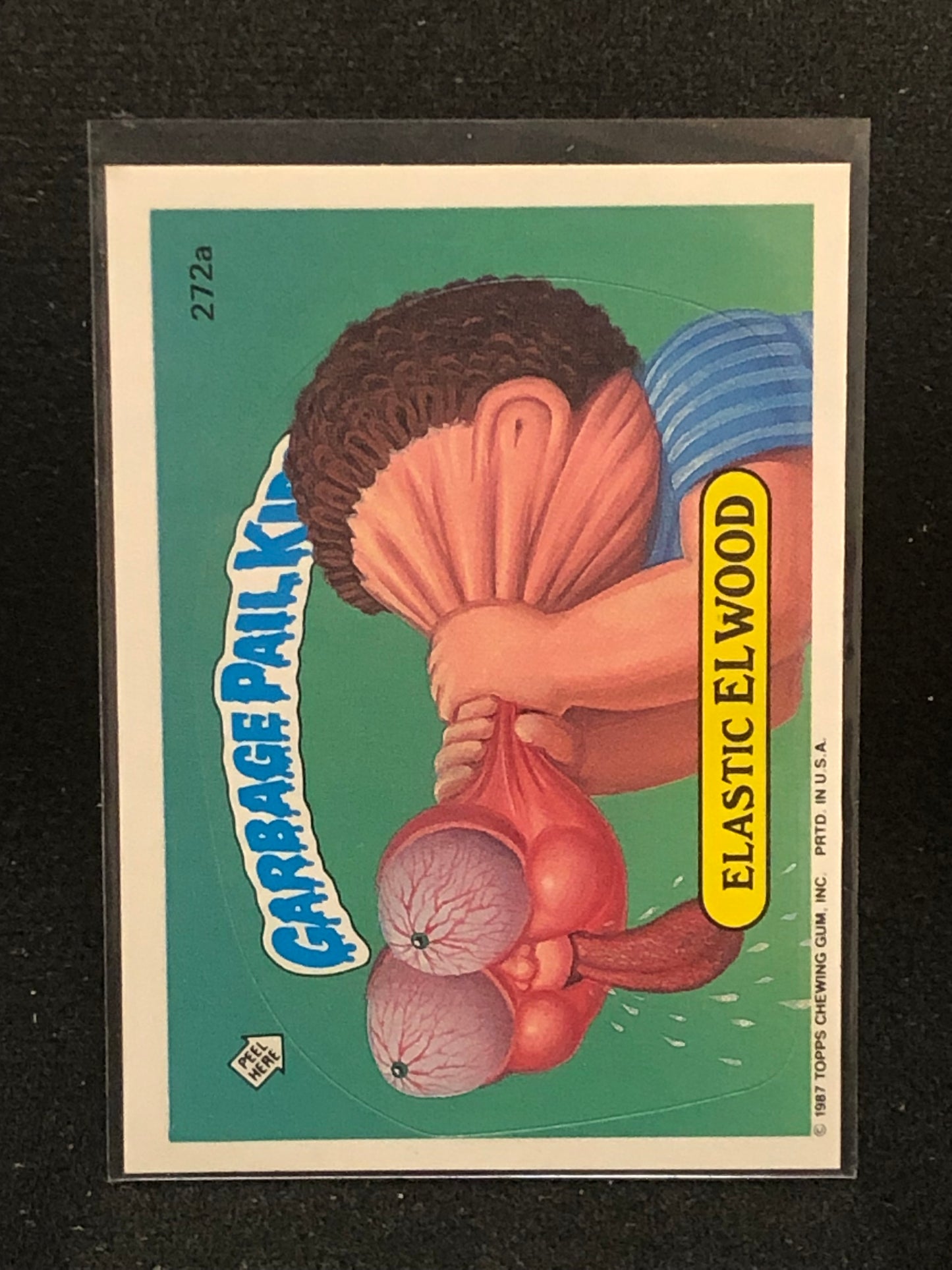 Garbage Pail Kids Original Series 7 (os7) 272a Elastic Elwood