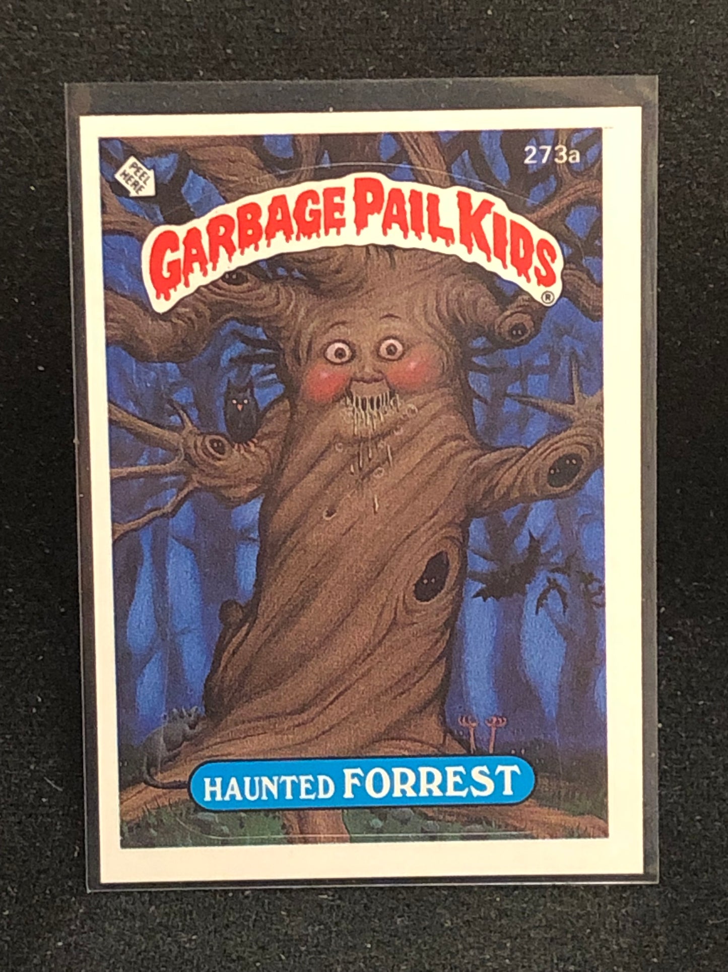 Garbage Pail Kids Original Series 7 (os7) 273a Haunted Forrest