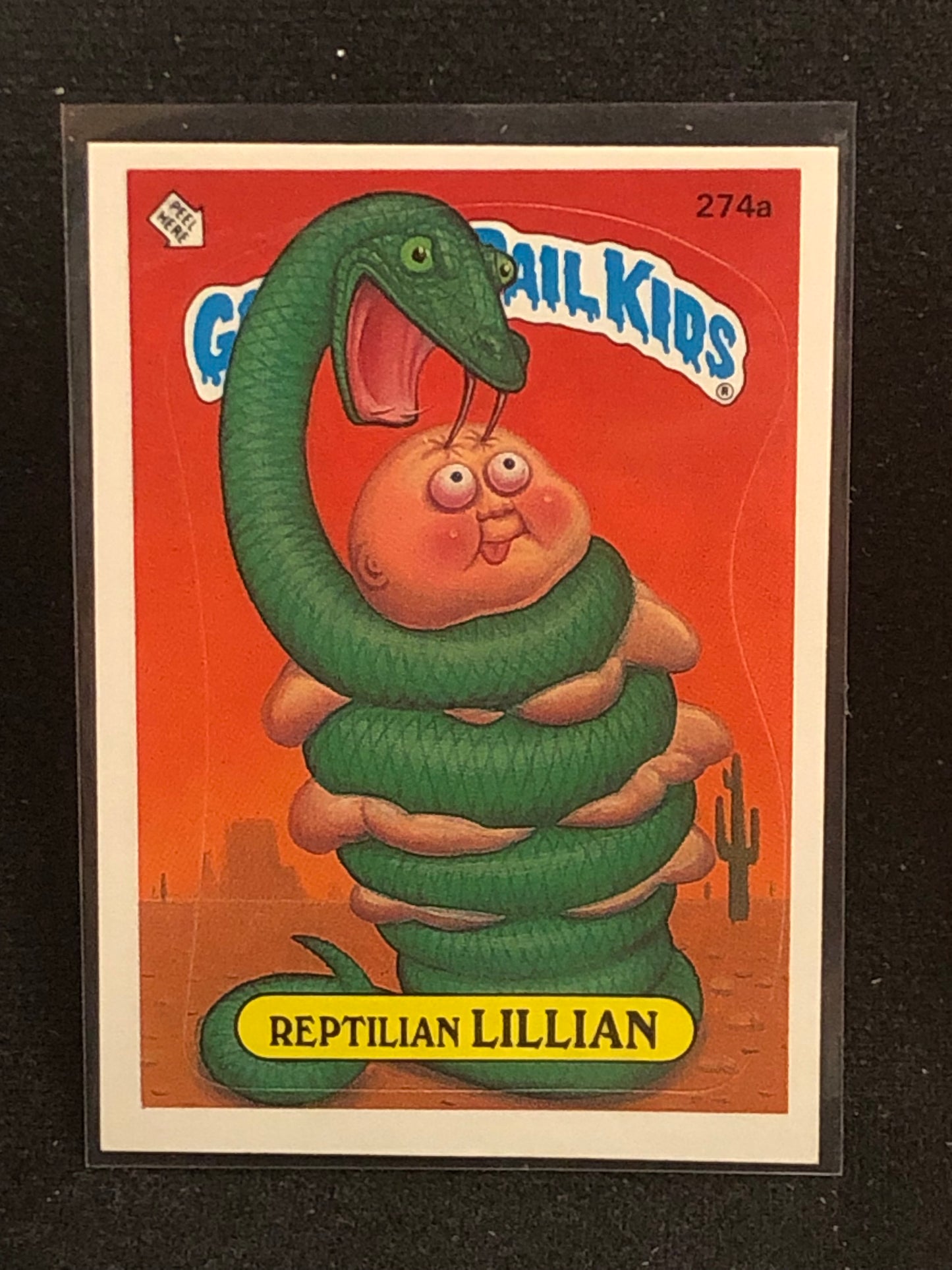 Garbage Pail Kids Original Series 7 (os7) 274a Reptilian Lillian