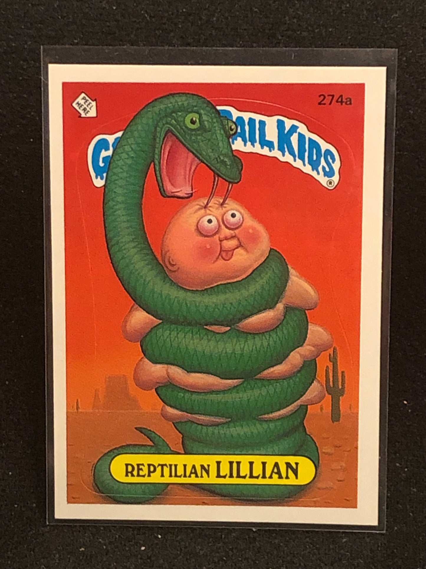 Garbage Pail Kids Original Series 7 (os7) 274a Reptilian Lillian