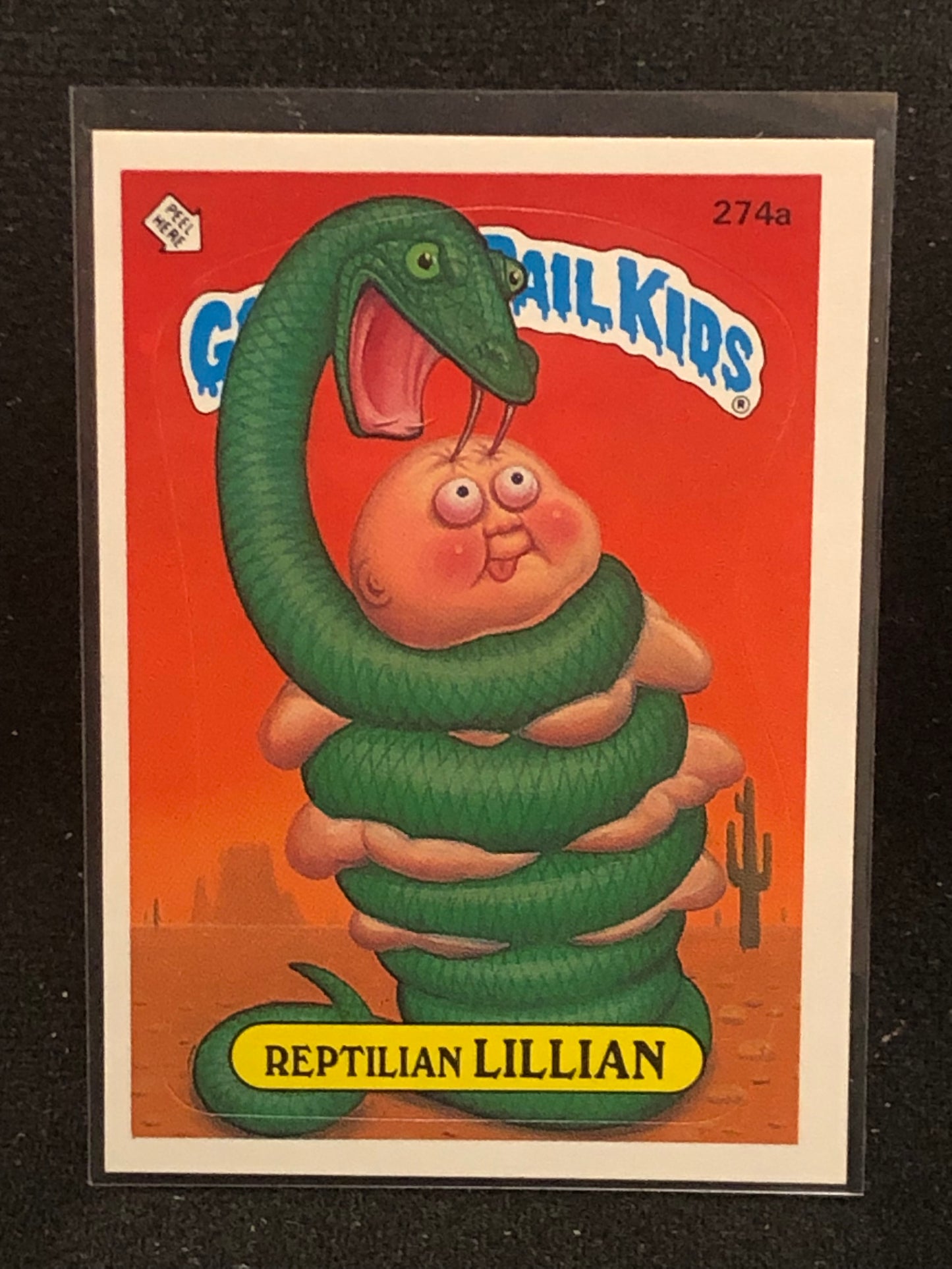 Garbage Pail Kids Original Series 7 (os7) 274a Reptilian Lillian