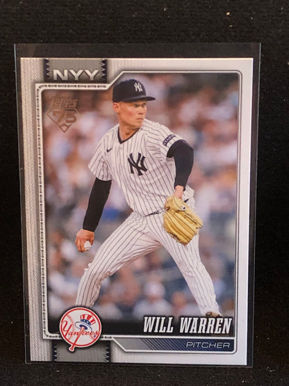 2026 Topps Series 1 Baseball U-PICK Base Singles #1-250