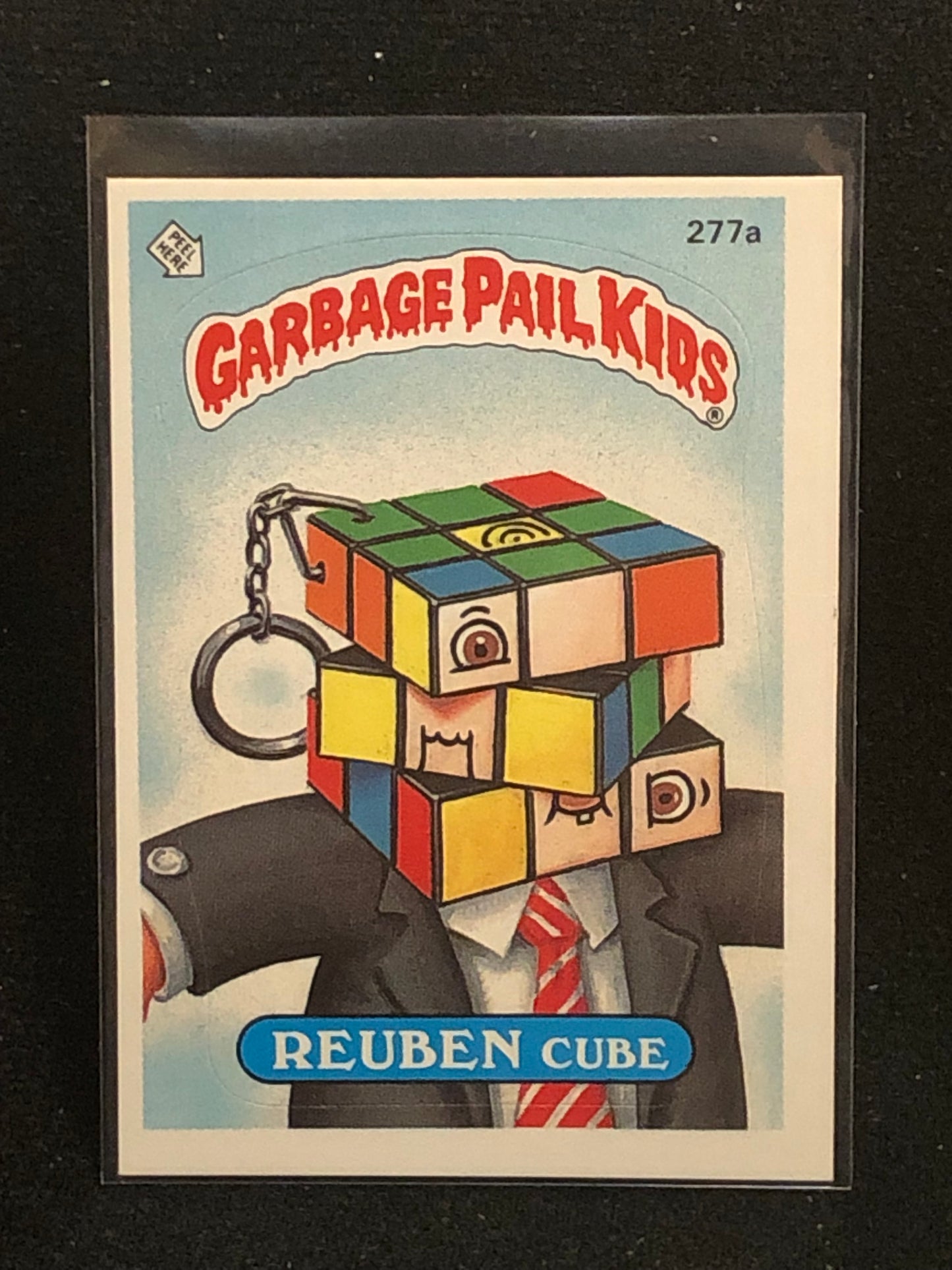 Garbage Pail Kids Original Series 7 (os7) 277a Reuben Cube