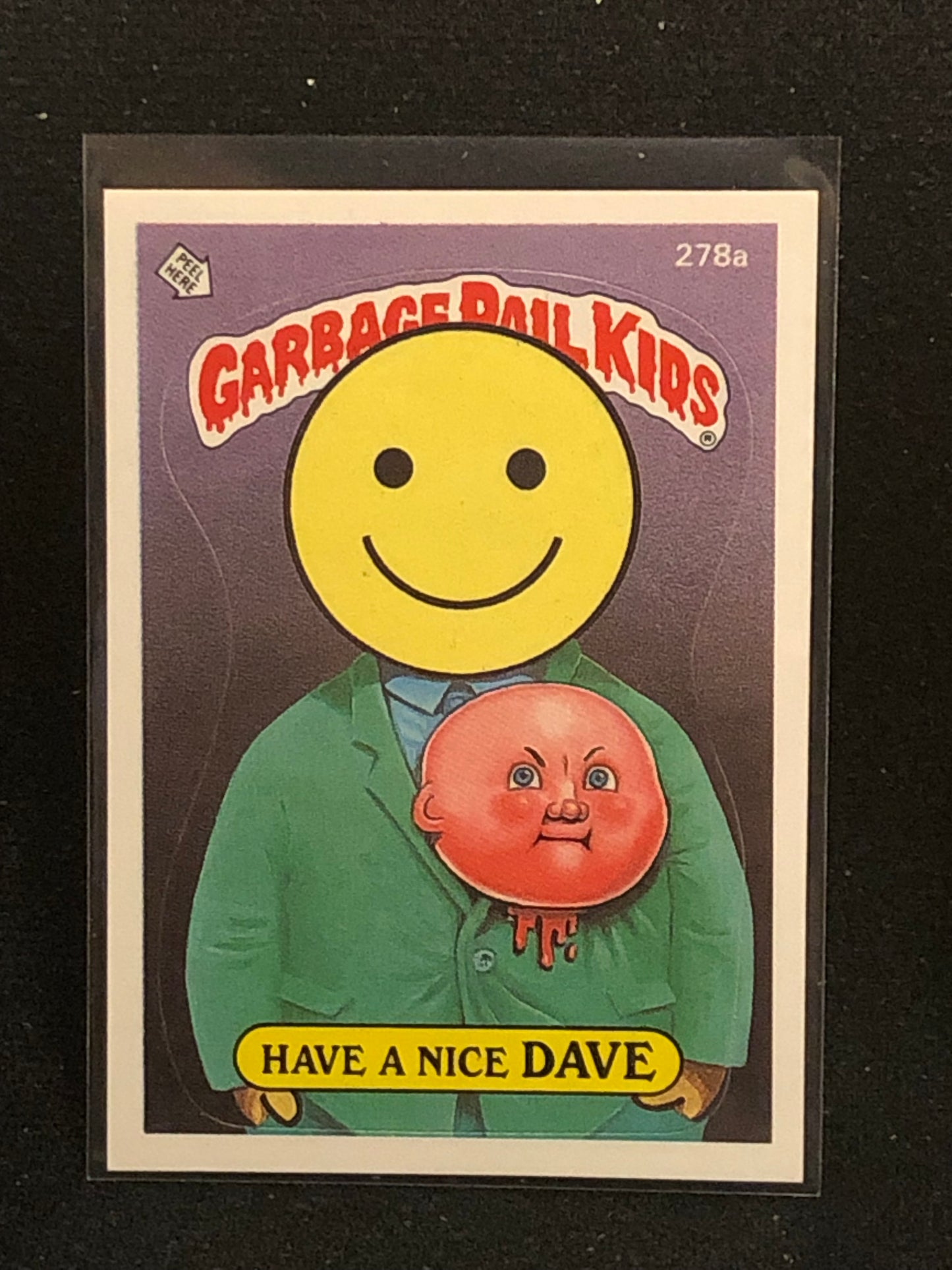 Garbage Pail Kids Original Series 7 (os7) 278a Have A Nice Dave