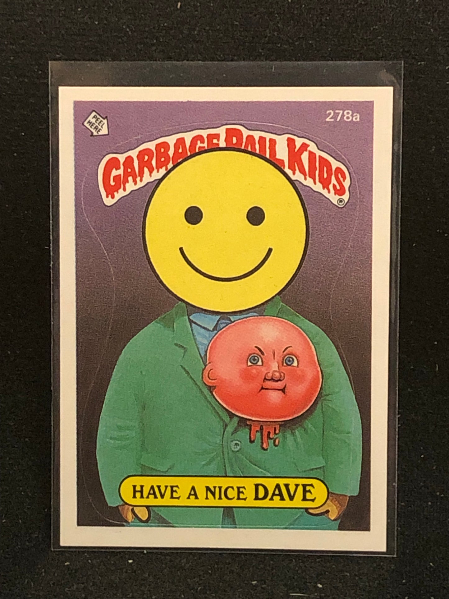 Garbage Pail Kids Original Series 7 (os7) 278a Have A Nice Dave