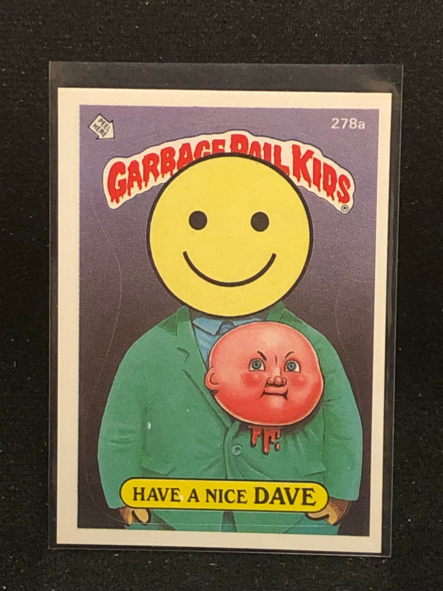 Garbage Pail Kids Original Series 7 (os7) 278a Have A Nice Dave