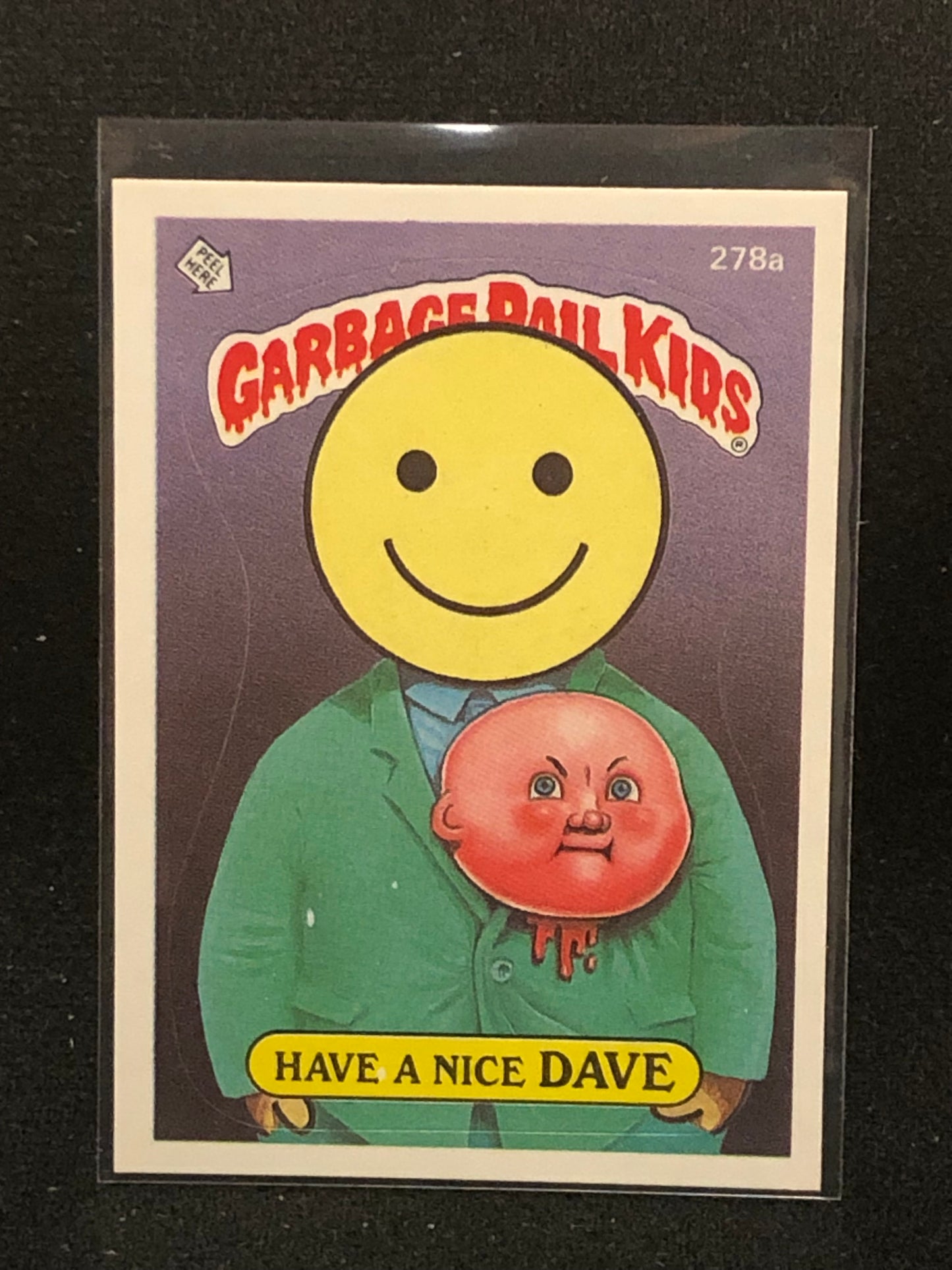 Garbage Pail Kids Original Series 7 (os7) 278a Have A Nice Dave