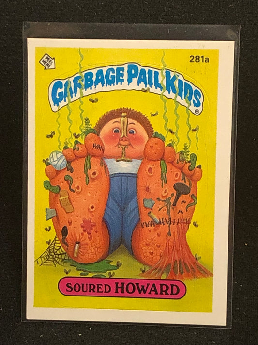 Garbage Pail Kids Original Series 7 (os7) 281a Soured Howard