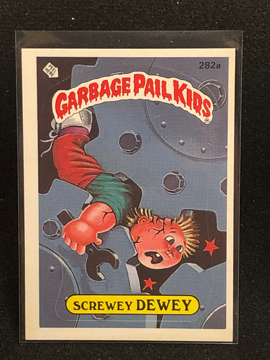 Garbage Pail Kids Original Series 7 (os7) 282a Screwey Dewey