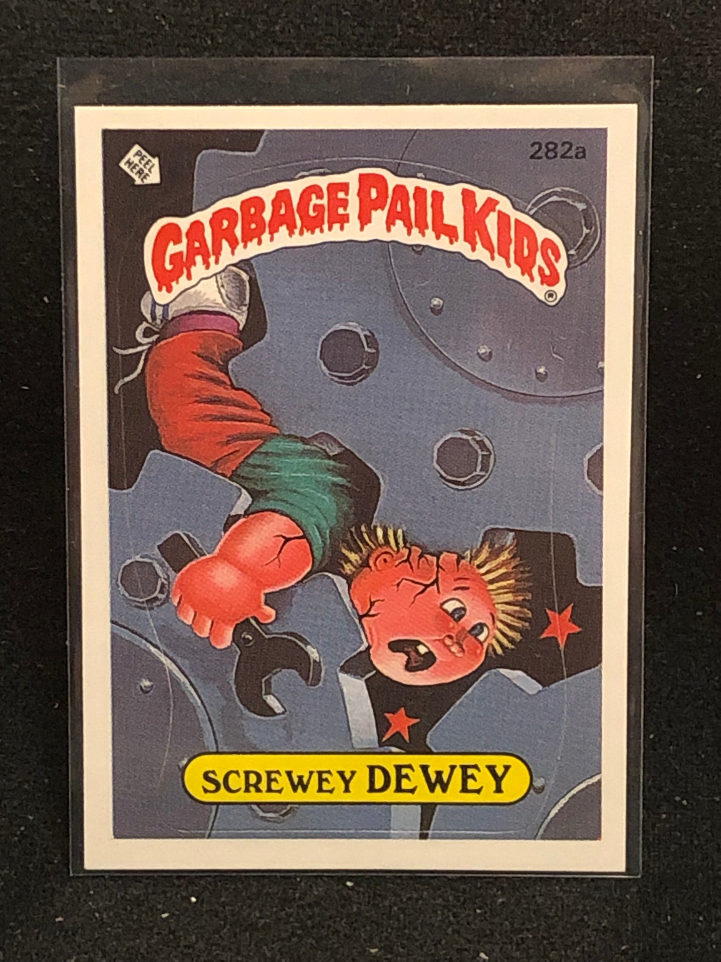 Garbage Pail Kids Original Series 7 (os7) 282a Screwey Dewey