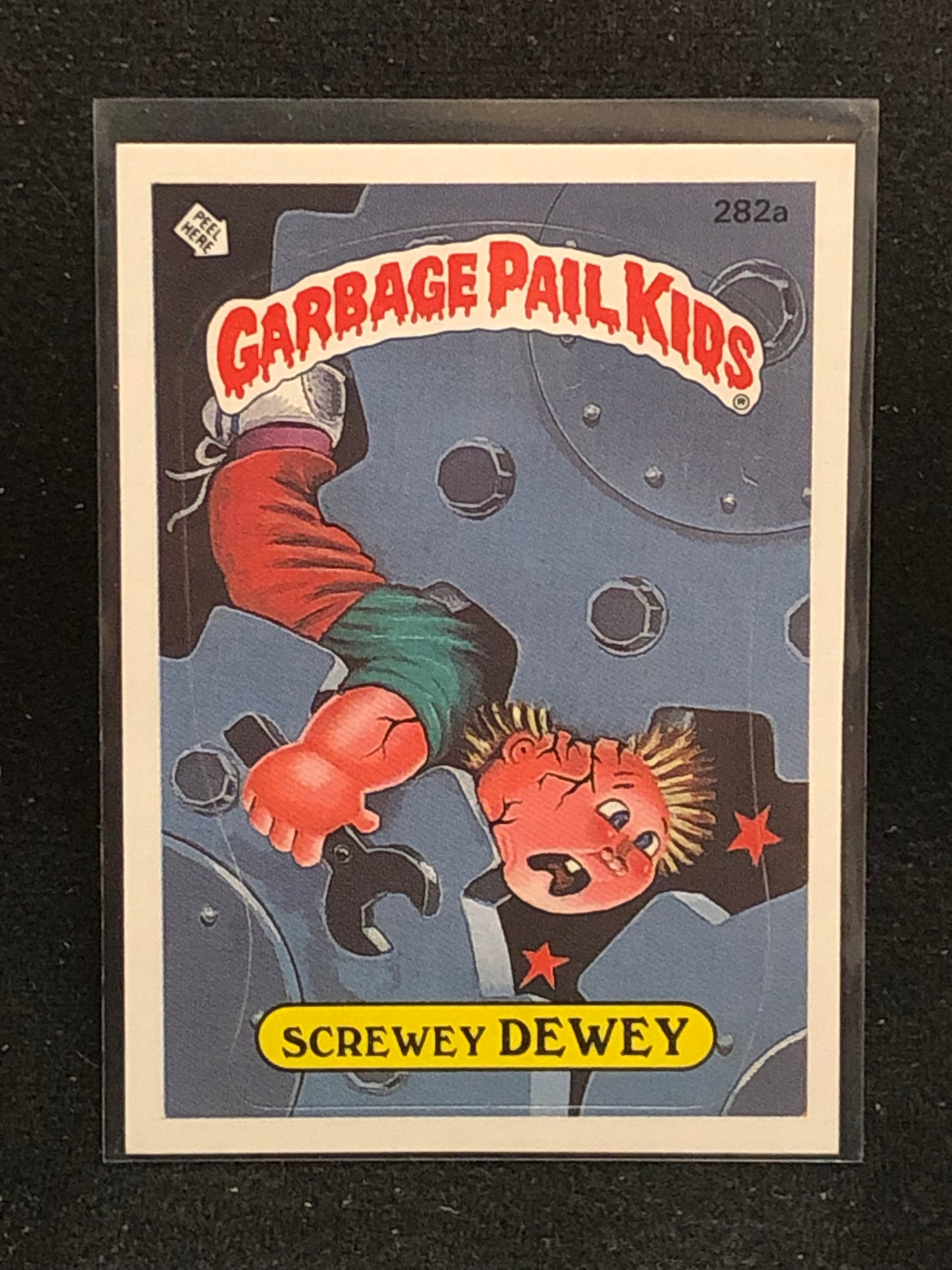 Garbage Pail Kids Original Series 7 (os7) 282a Screwey Dewey