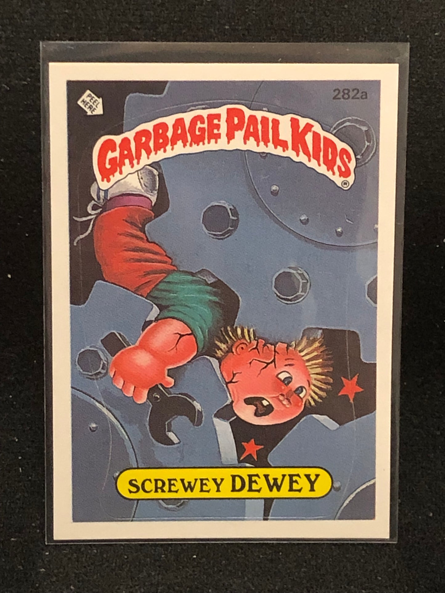 Garbage Pail Kids Original Series 7 (os7) 282a Screwey Dewey