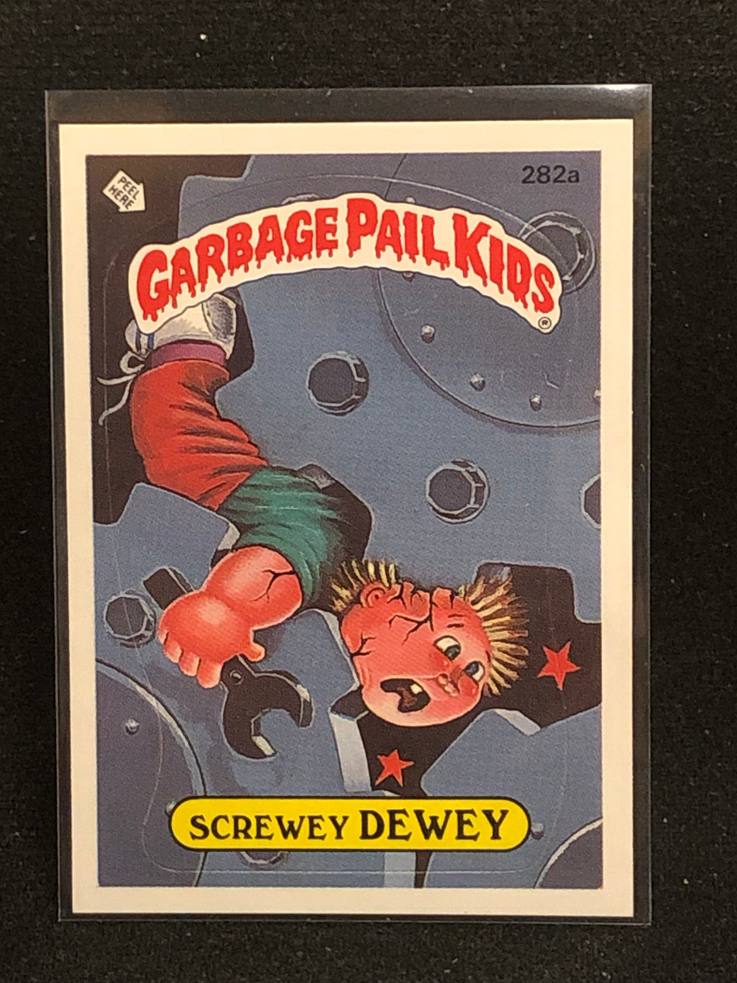 Garbage Pail Kids Original Series 7 (os7) 282a Screwey Dewey