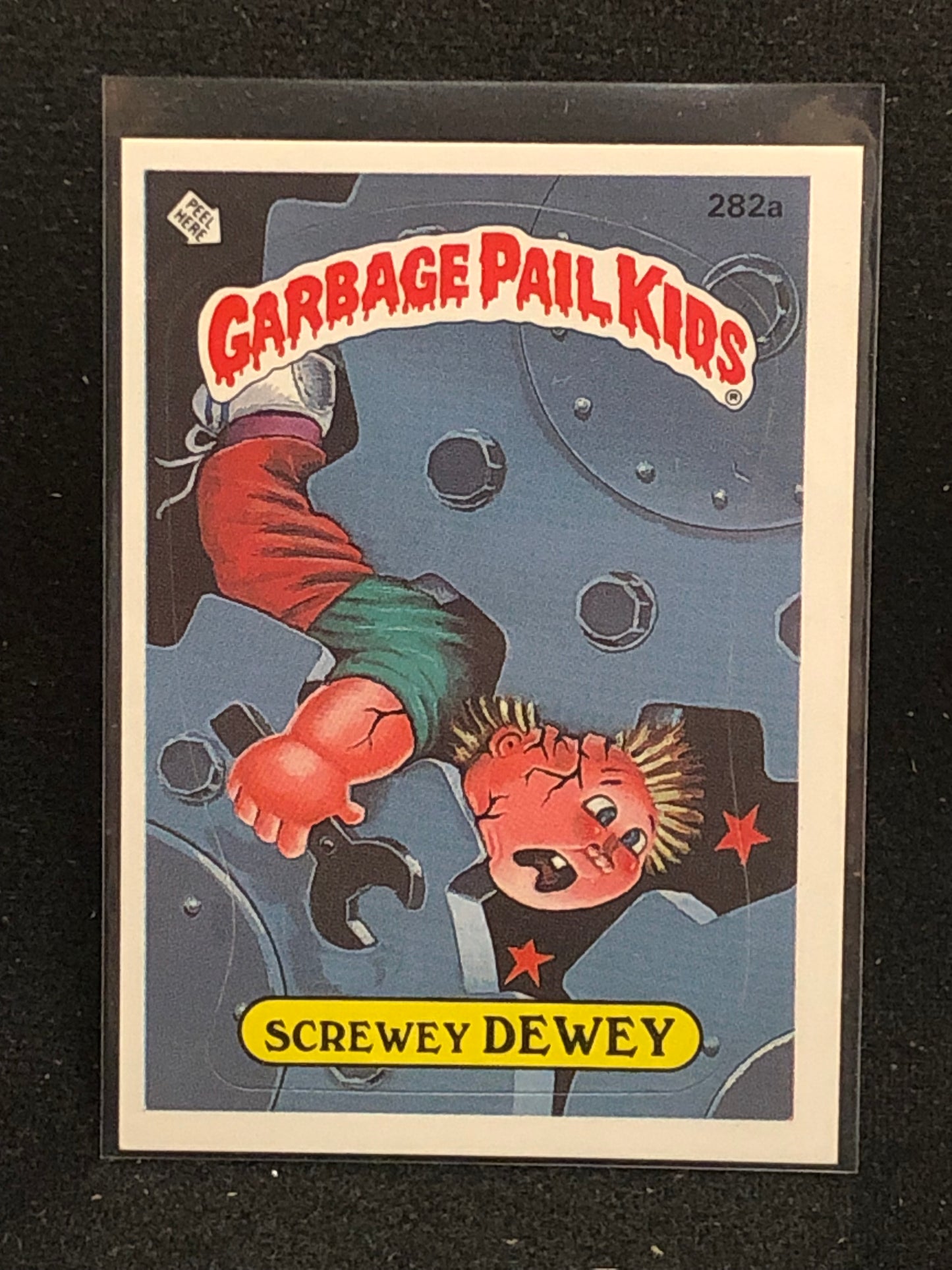 Garbage Pail Kids Original Series 7 (os7) 282a Screwey Dewey