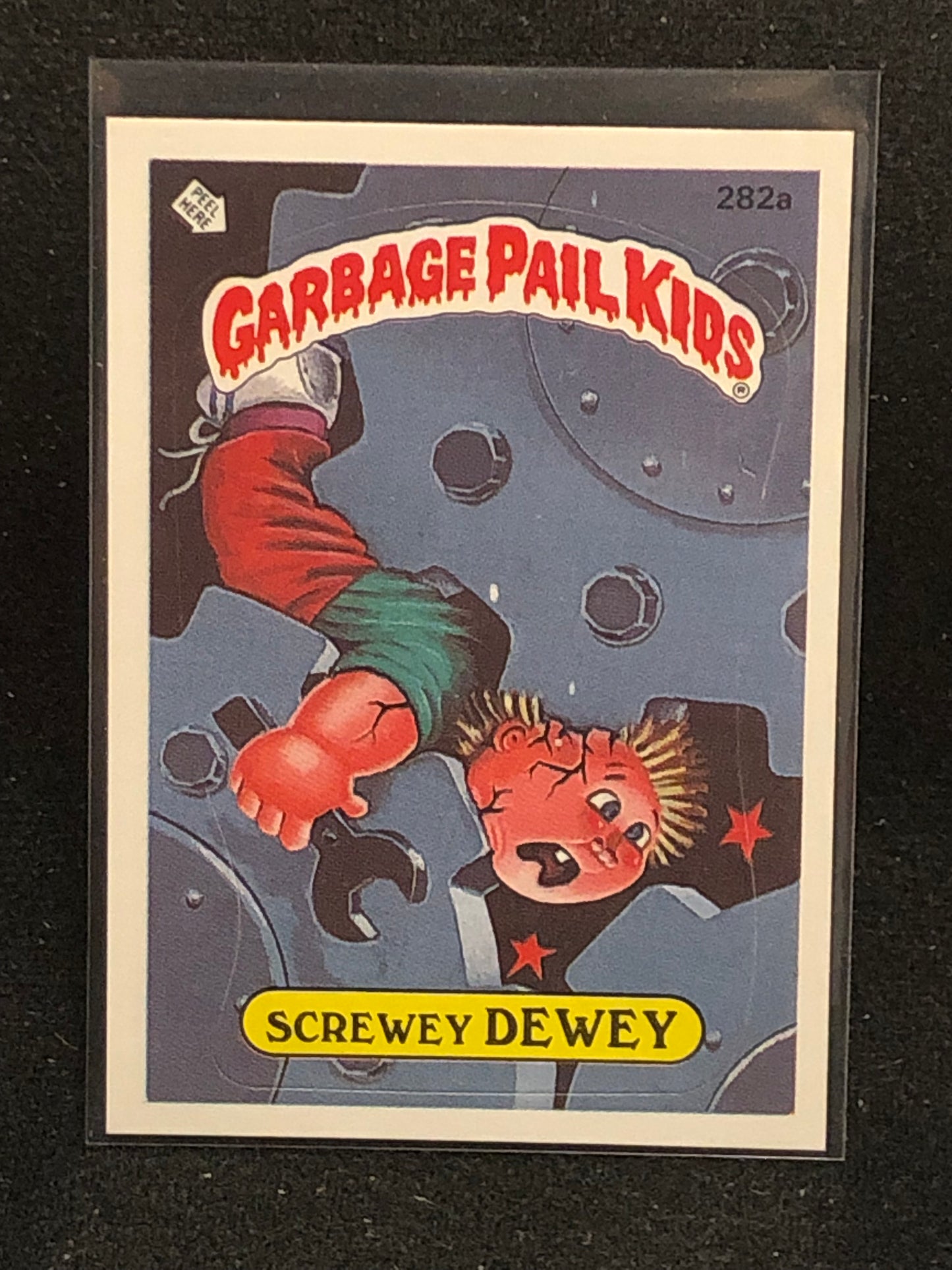 Garbage Pail Kids Original Series 7 (os7) 282a Screwey Dewey