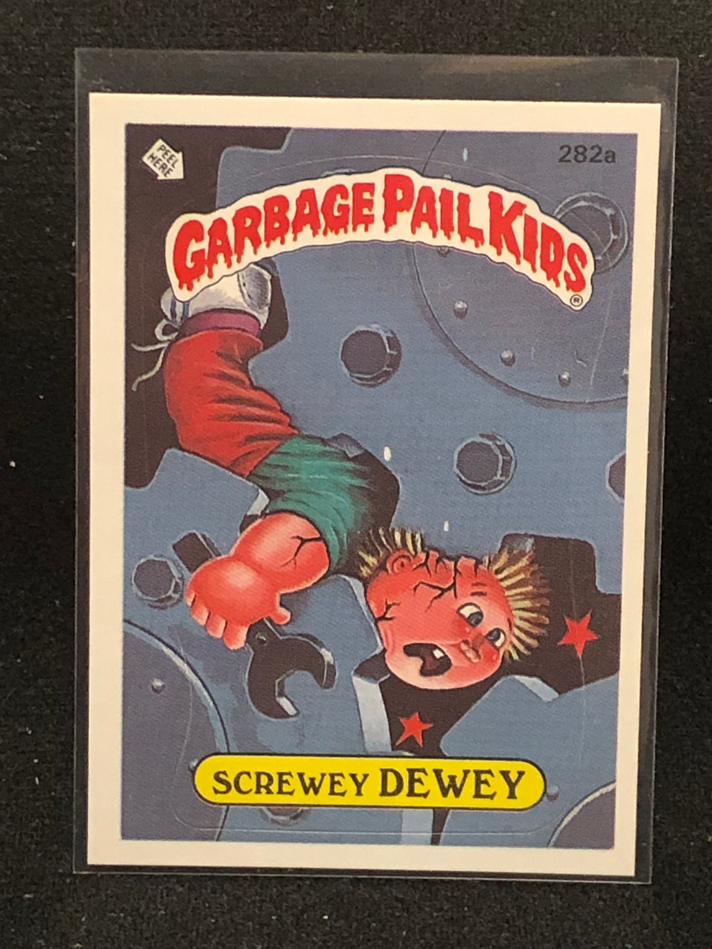 Garbage Pail Kids Original Series 7 (os7) 282a Screwey Dewey