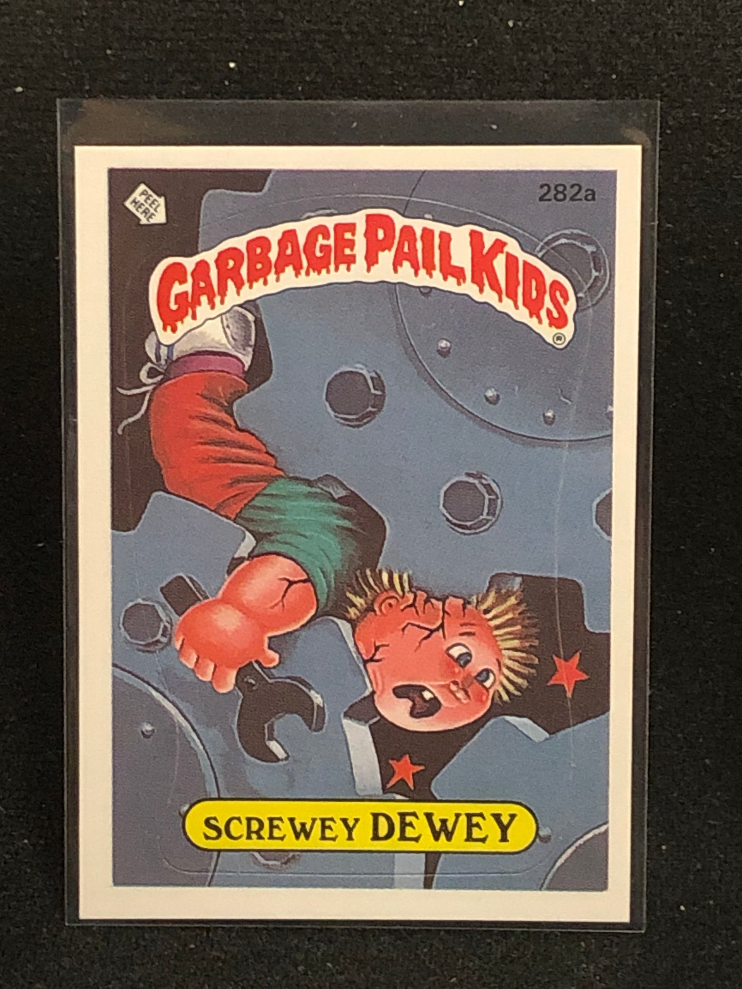 Garbage Pail Kids Original Series 7 (os7) 282a Screwey Dewey