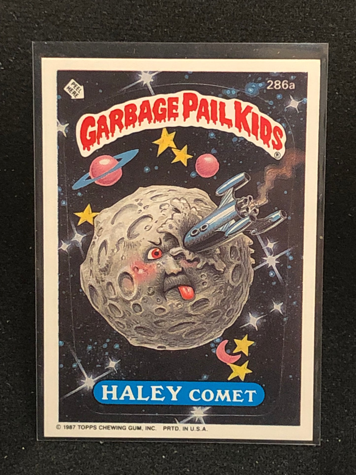 Garbage Pail Kids Original Series 7 (os7) 286a Haley Comet