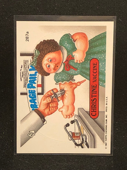 Garbage Pail Kids Original Series 7 (os7) 287a Christine Vaccine