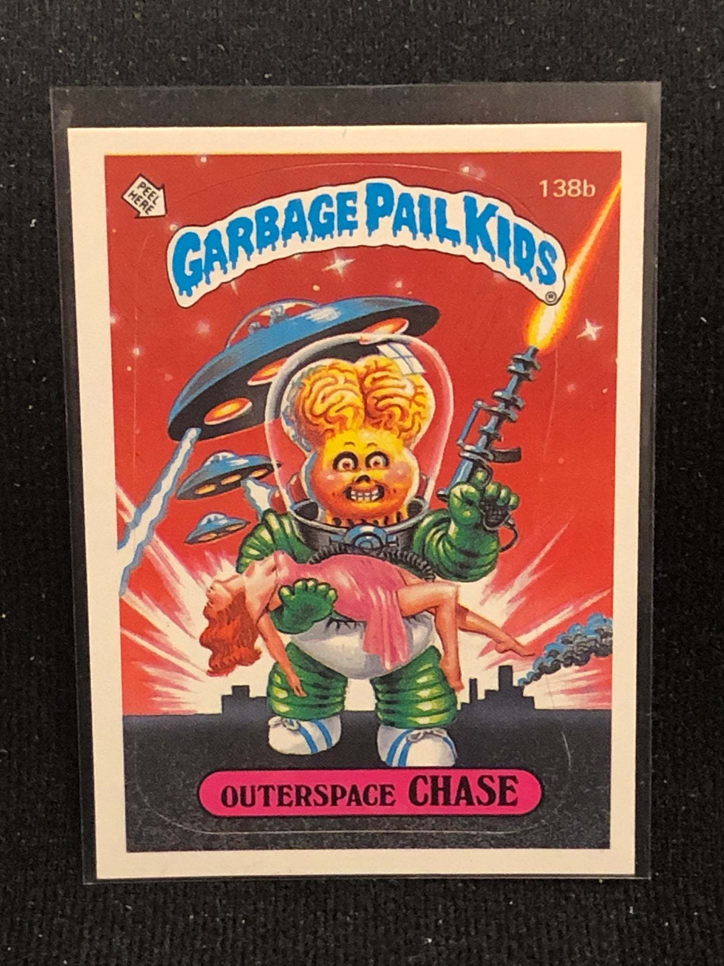 Garbage Pail Kids Original Series 4 (os4) 138b Outerspace Chase