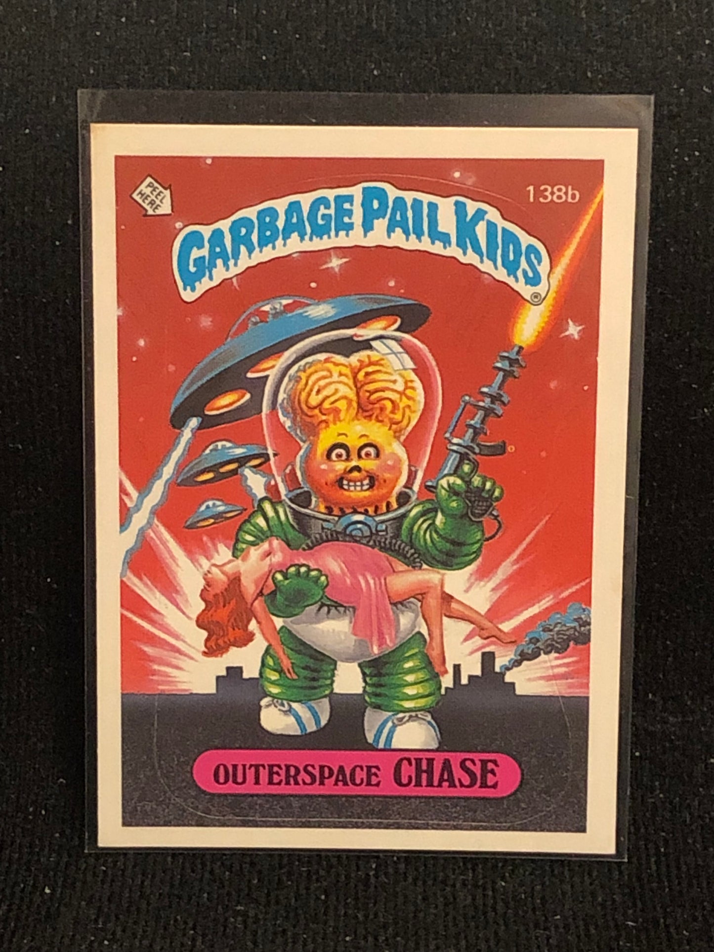 Garbage Pail Kids Original Series 4 (os4) 138b Outerspace Chase