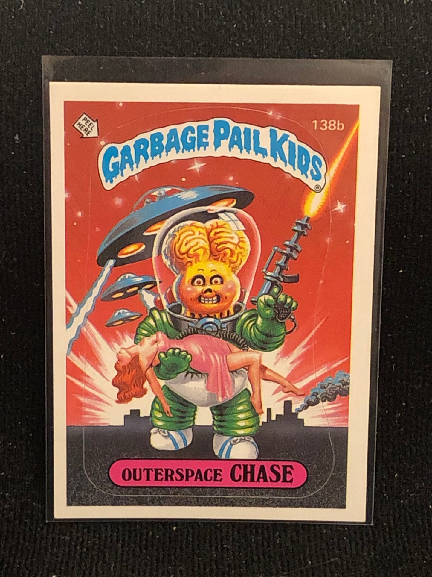 Garbage Pail Kids Original Series 4 (os4) 138b Outerspace Chase