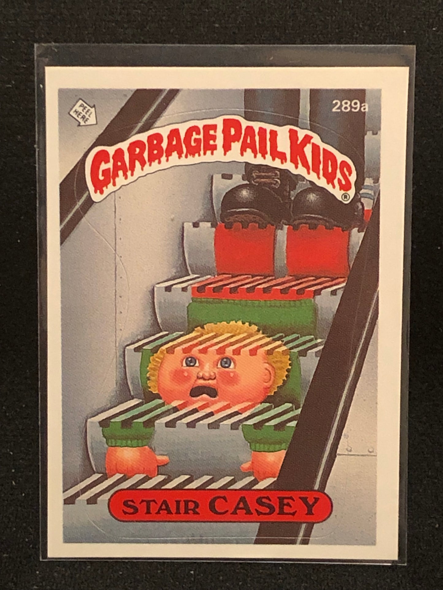 Garbage Pail Kids Original Series 7 (os7) 289a Stair Casey