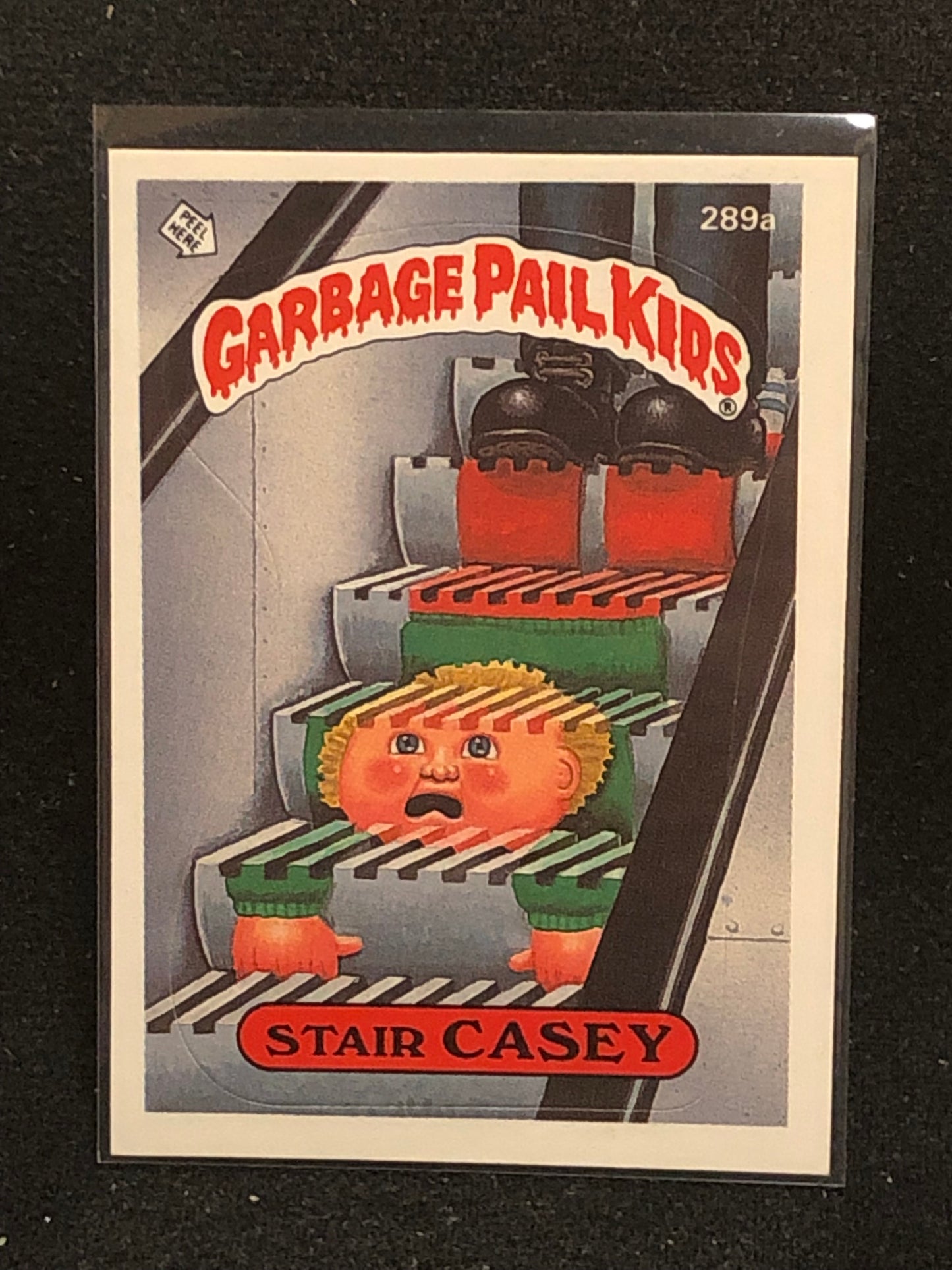 Garbage Pail Kids Original Series 7 (os7) 289a Stair Casey