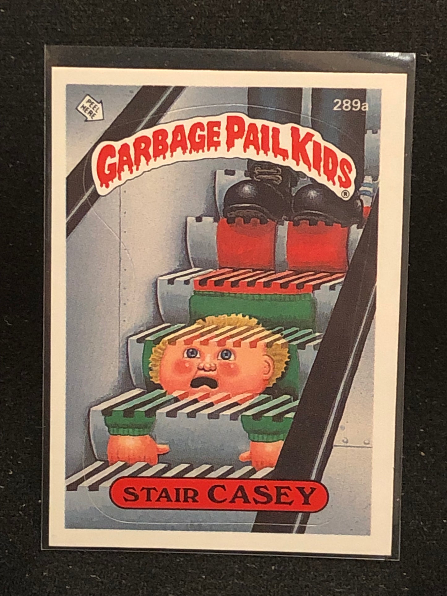 Garbage Pail Kids Original Series 7 (os7) 289a Stair Casey