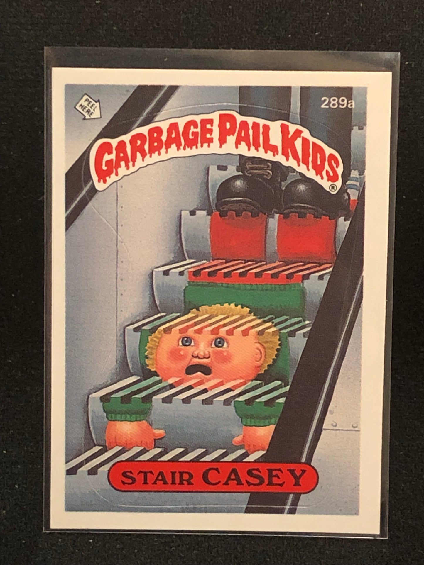 Garbage Pail Kids Original Series 7 (os7) 289a Stair Casey