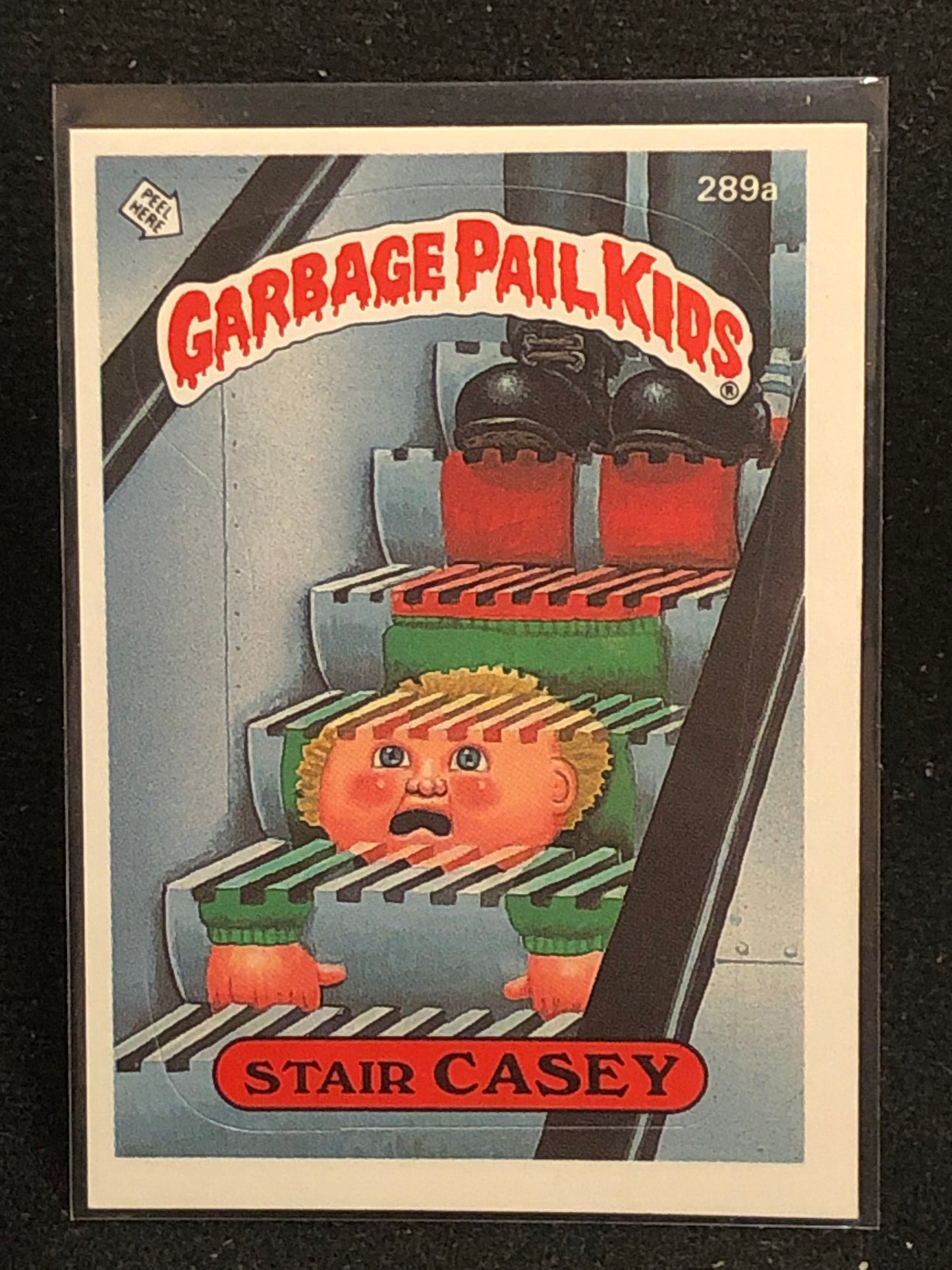 Garbage Pail Kids Original Series 7 (os7) 289a Stair Casey