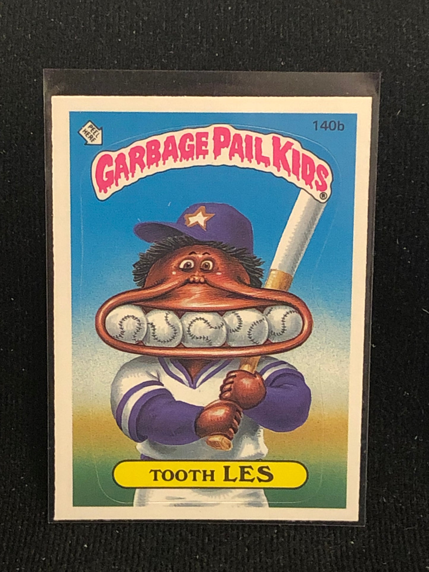 Garbage Pail Kids Original Series 4 (os4) 140b Tooth Les