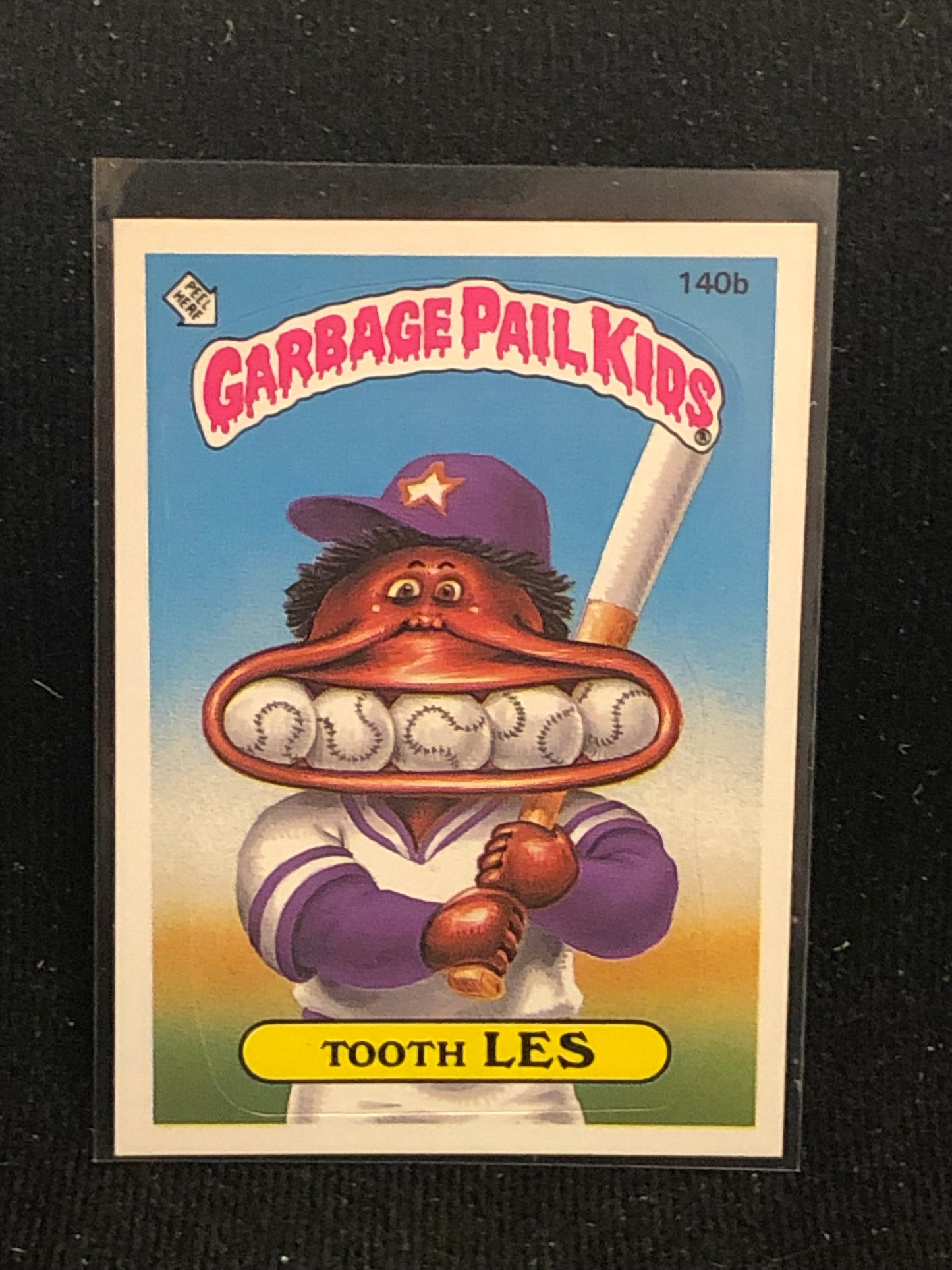 Garbage Pail Kids Original Series 4 (os4) 140b Tooth Les