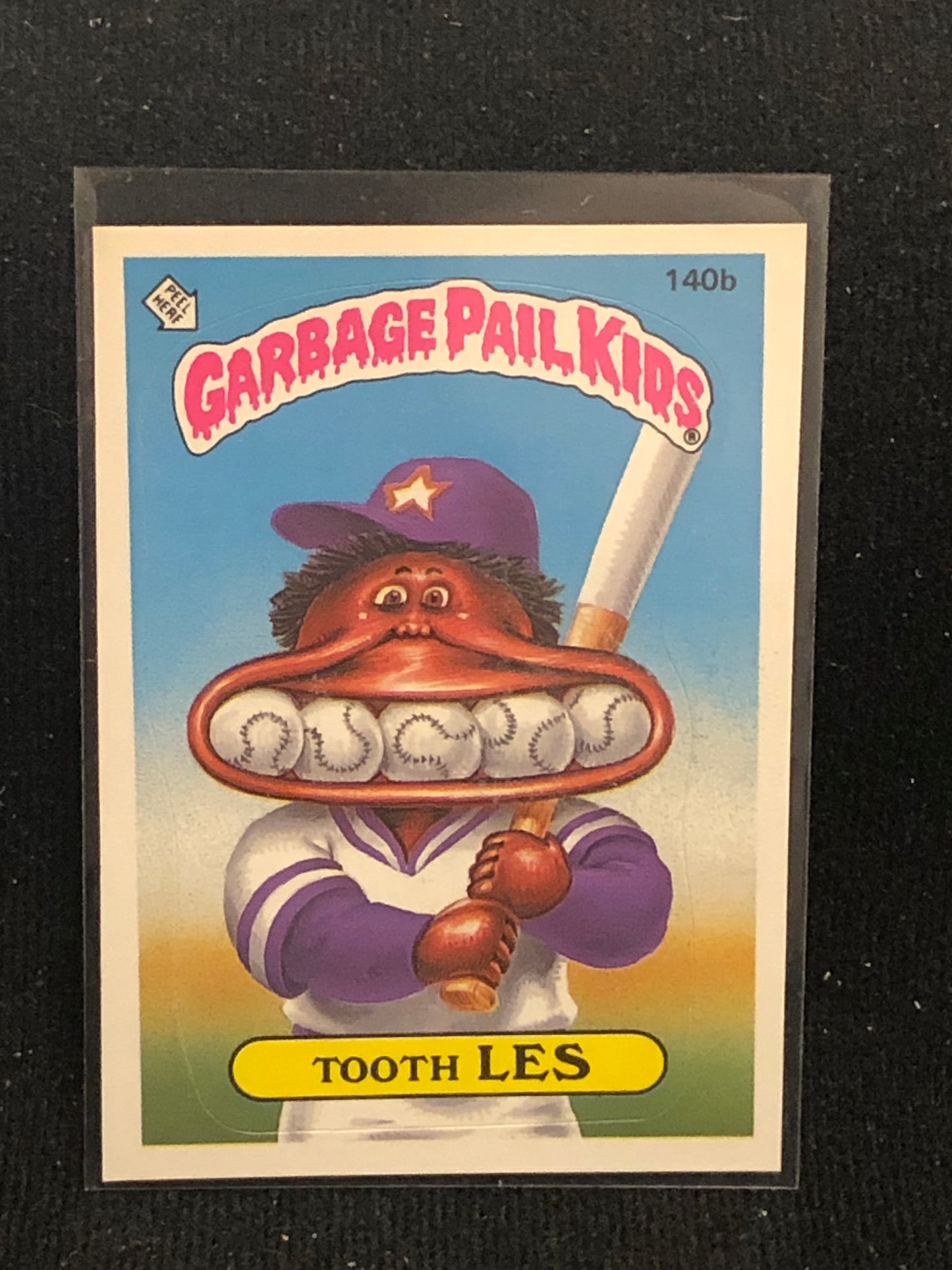 Garbage Pail Kids Original Series 4 (os4) 140b Tooth Les