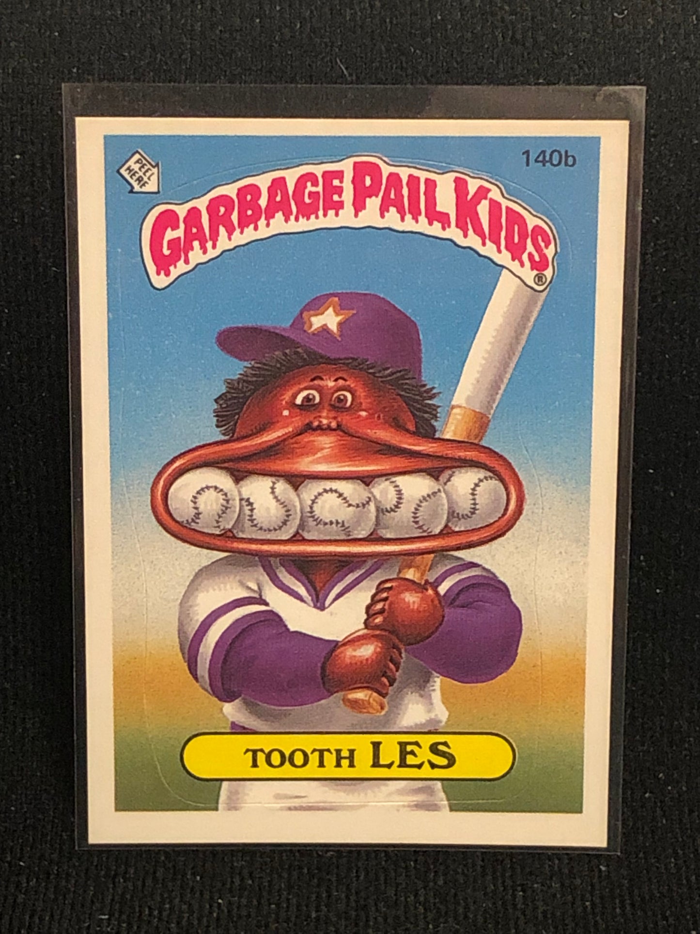 Garbage Pail Kids Original Series 4 (os4) 140b Tooth Les