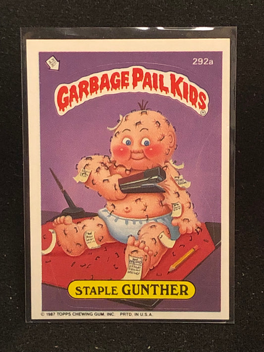 Garbage Pail Kids Original Series 7 (os7) 292a Staple Gunther