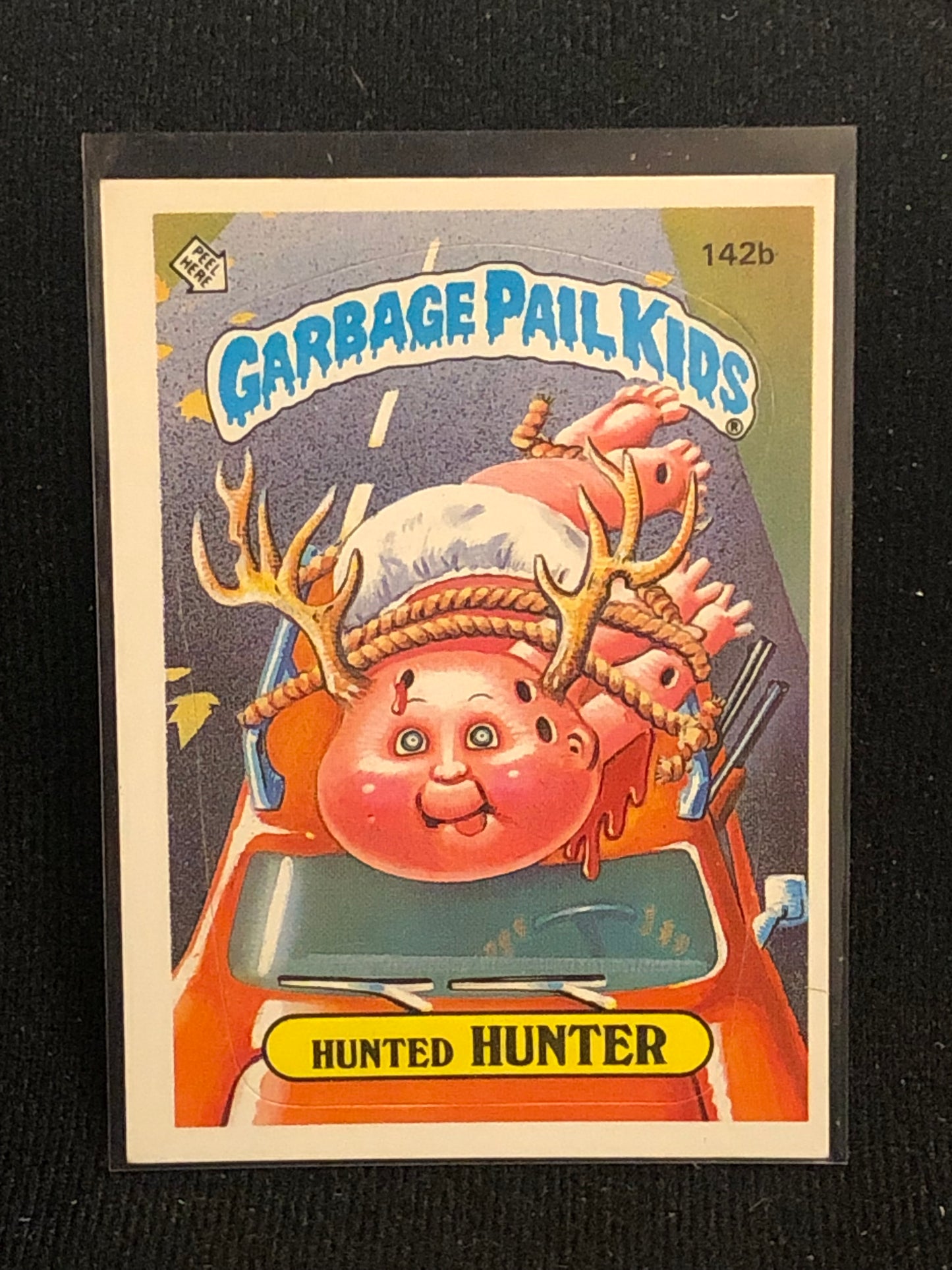 Garbage Pail Kids Original Series 4 (os4) 142b Hunted Hunter