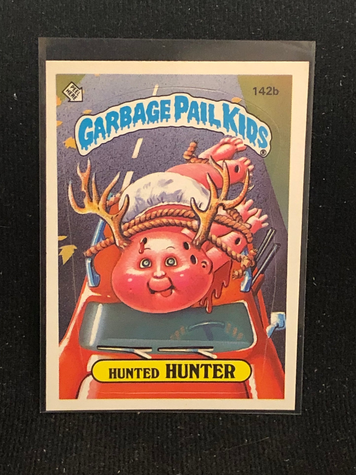 Garbage Pail Kids Original Series 4 (os4) 142b Hunted Hunter