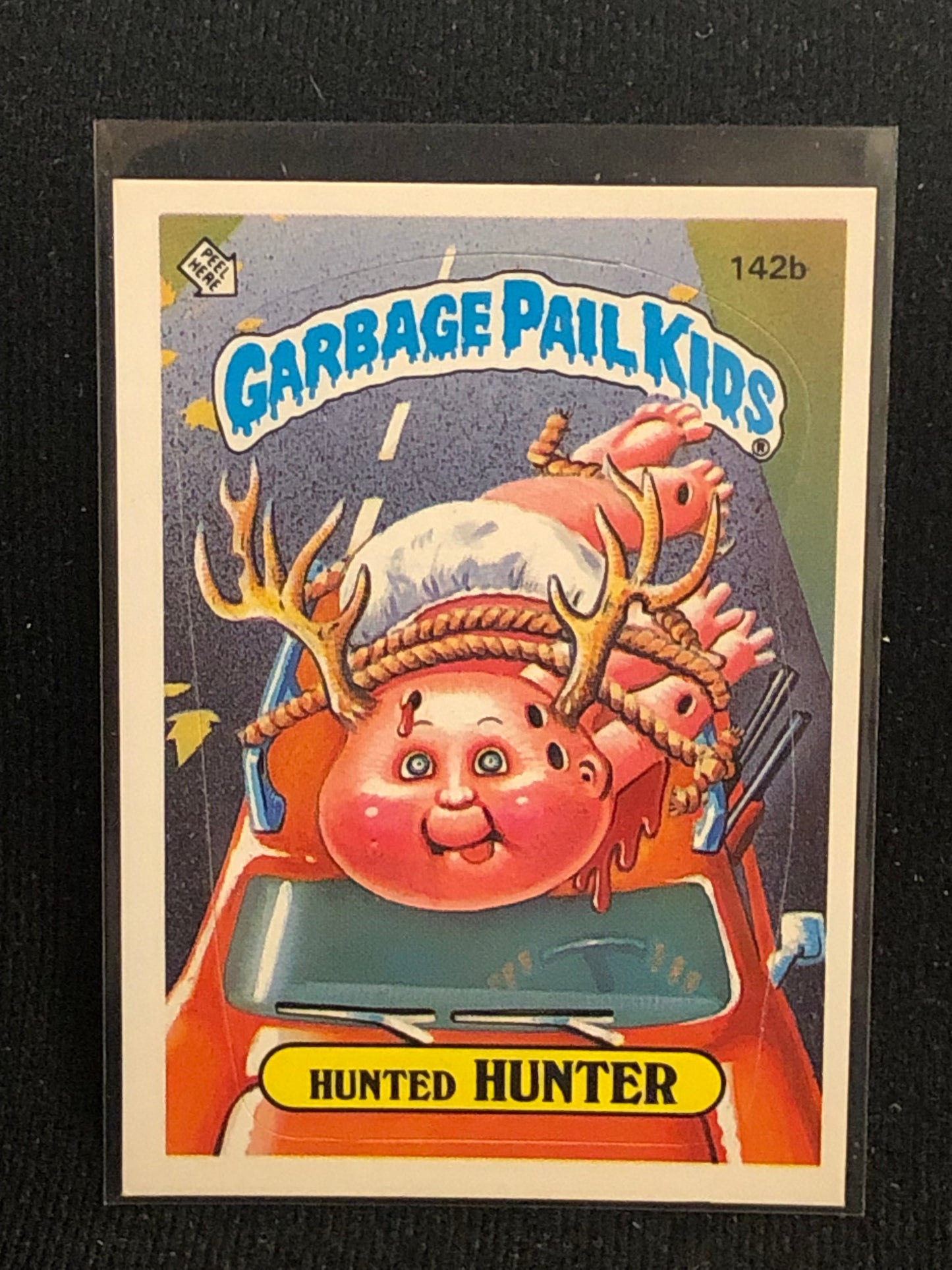 Garbage Pail Kids Original Series 4 (os4) 142b Hunted Hunter