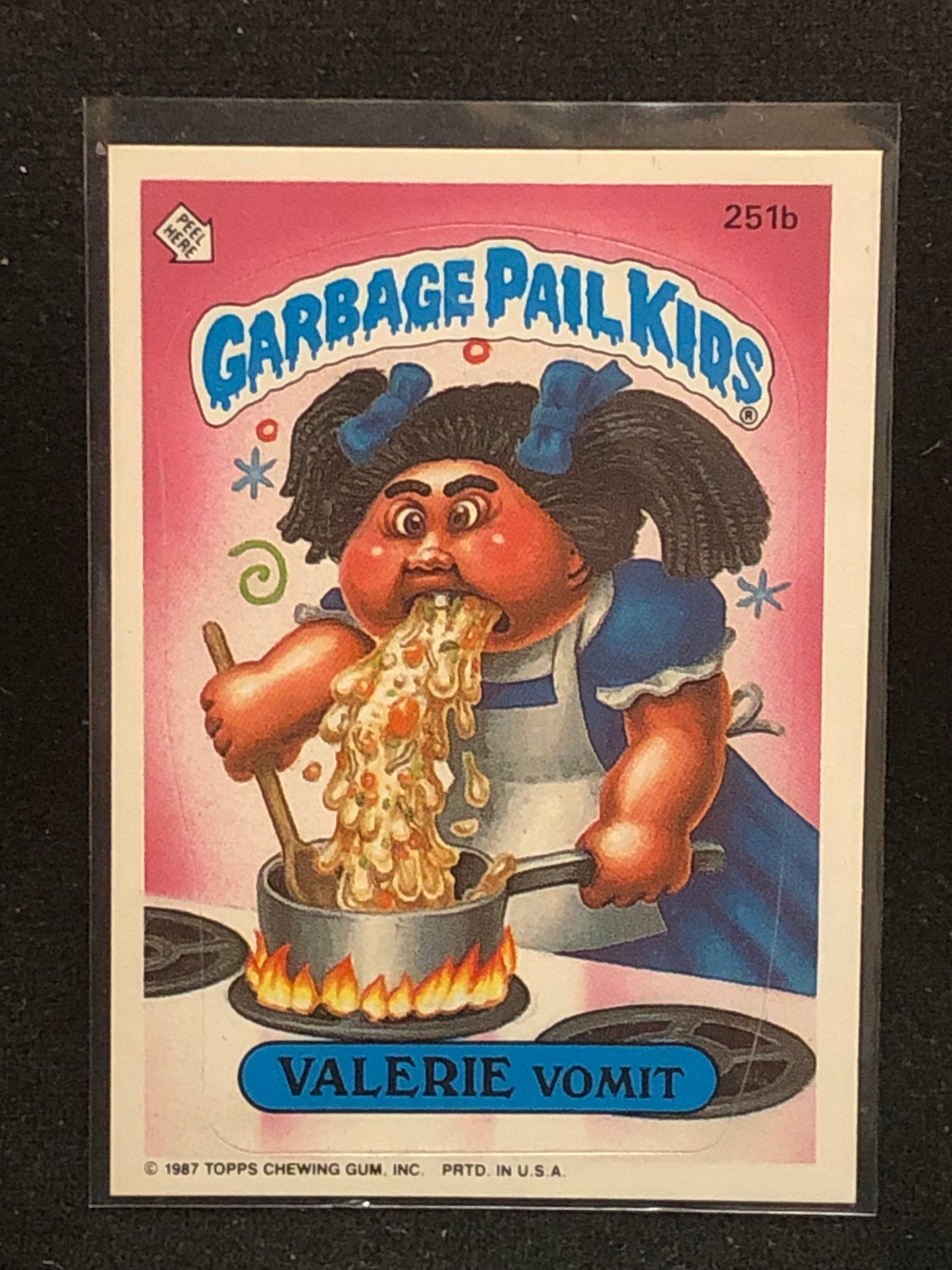 Garbage Pail Kids Original Series 7 (os7) 251b Valerie Vomet