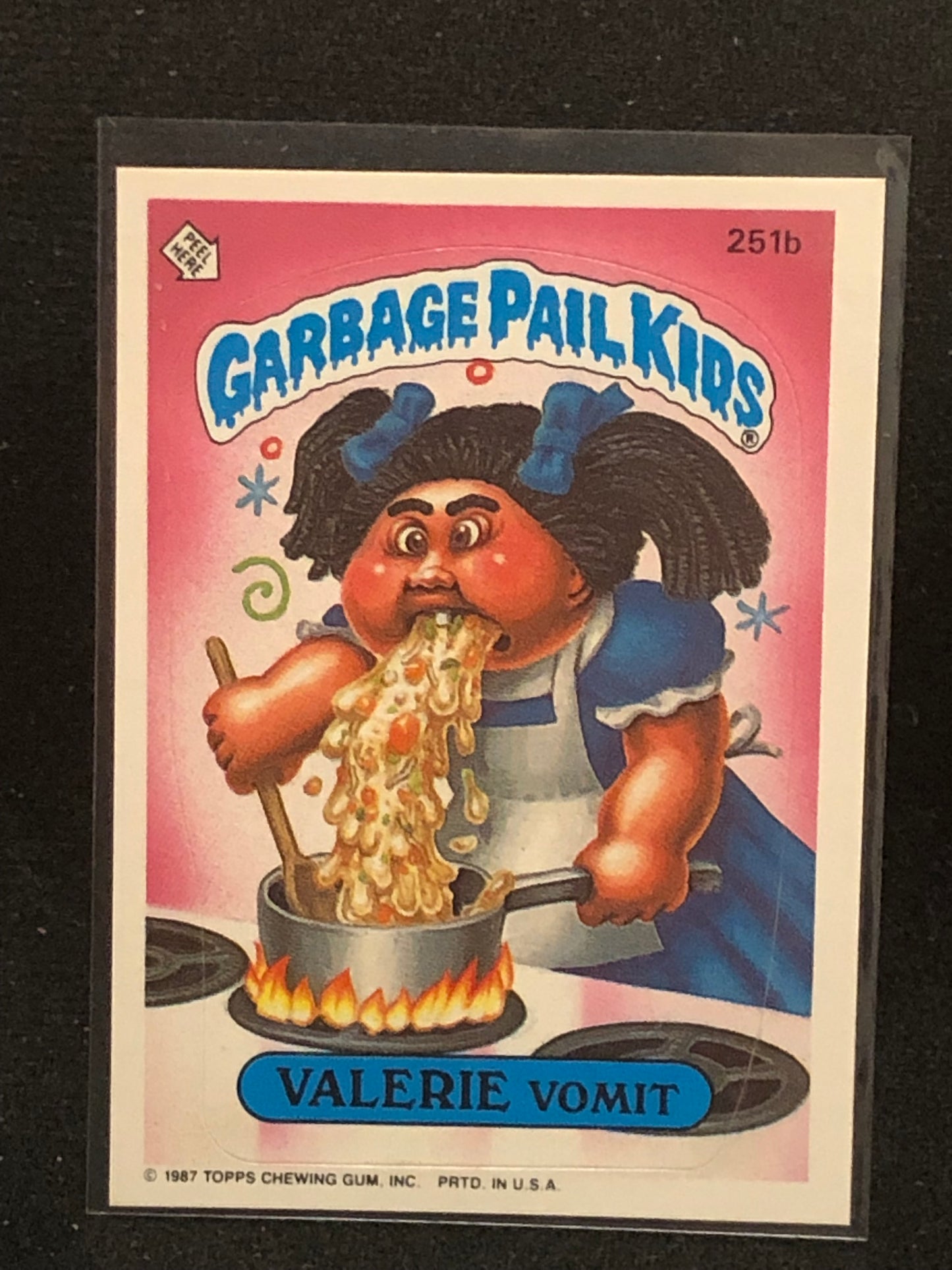 Garbage Pail Kids Original Series 7 (os7) 251b Valerie Vomet